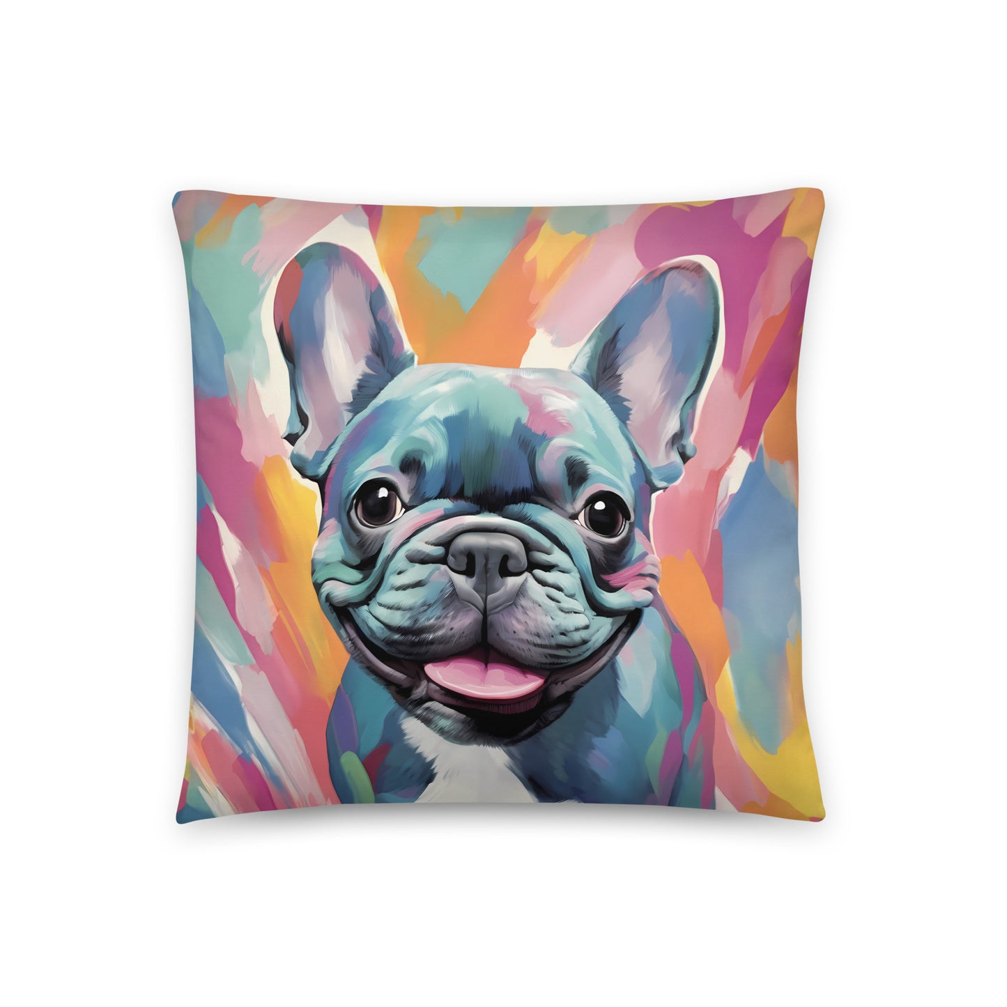 Watercolor Blue Pillow