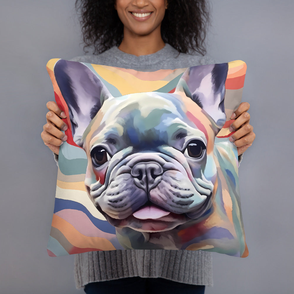 Pastel Pup Pillow