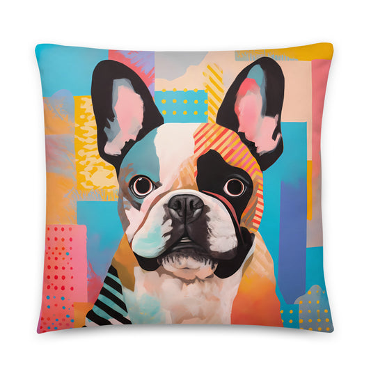 Mixed Frenchie Pillow