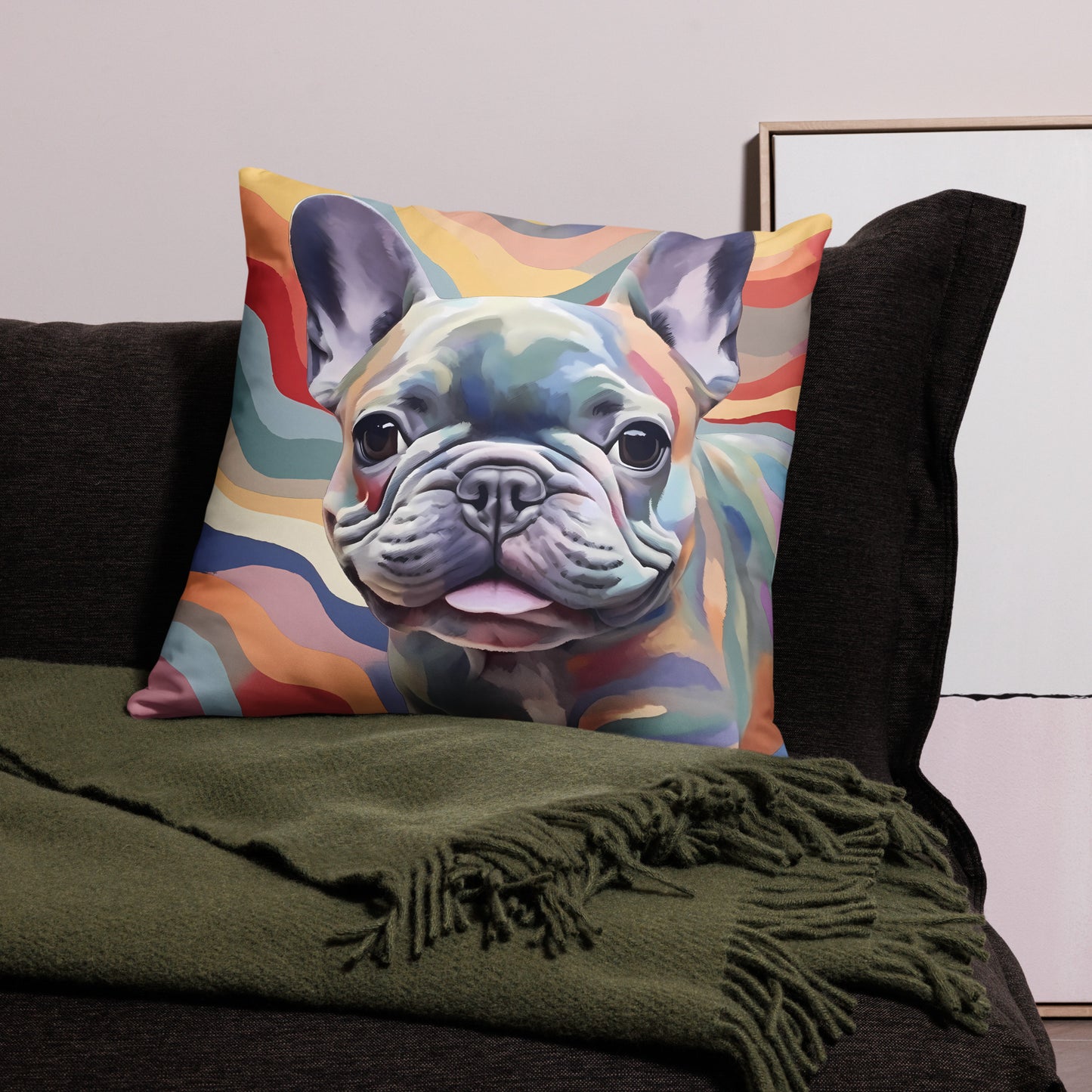 Pastel Pup Pillow