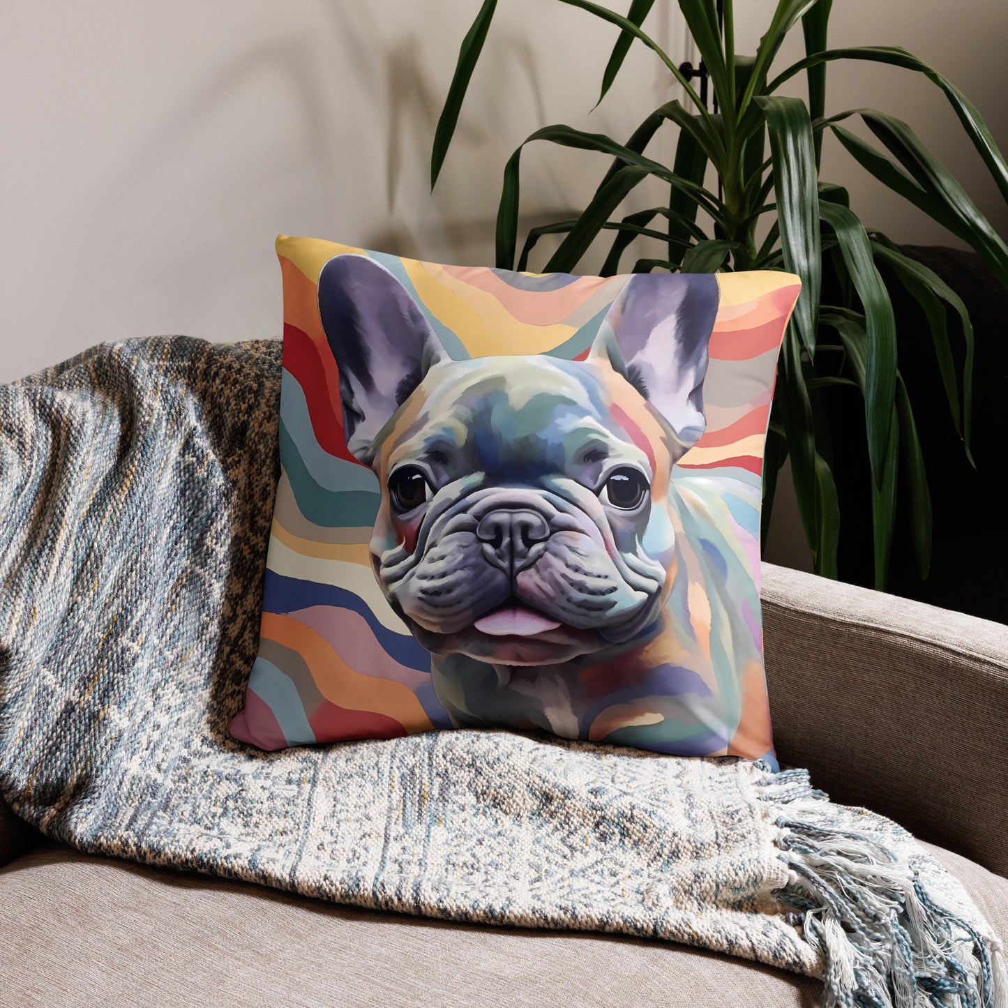 Pastel Pup Pillow