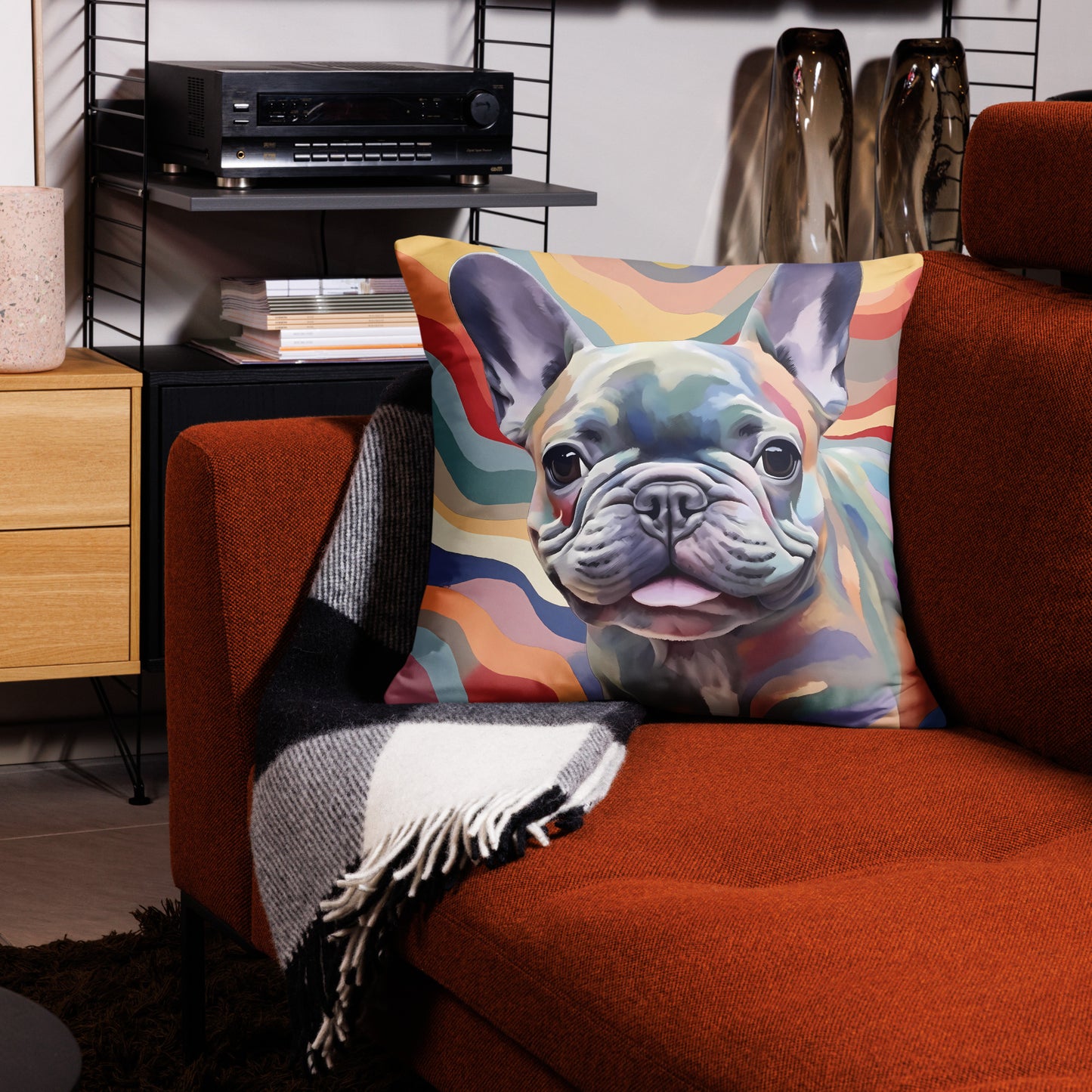 Pastel Pup Pillow