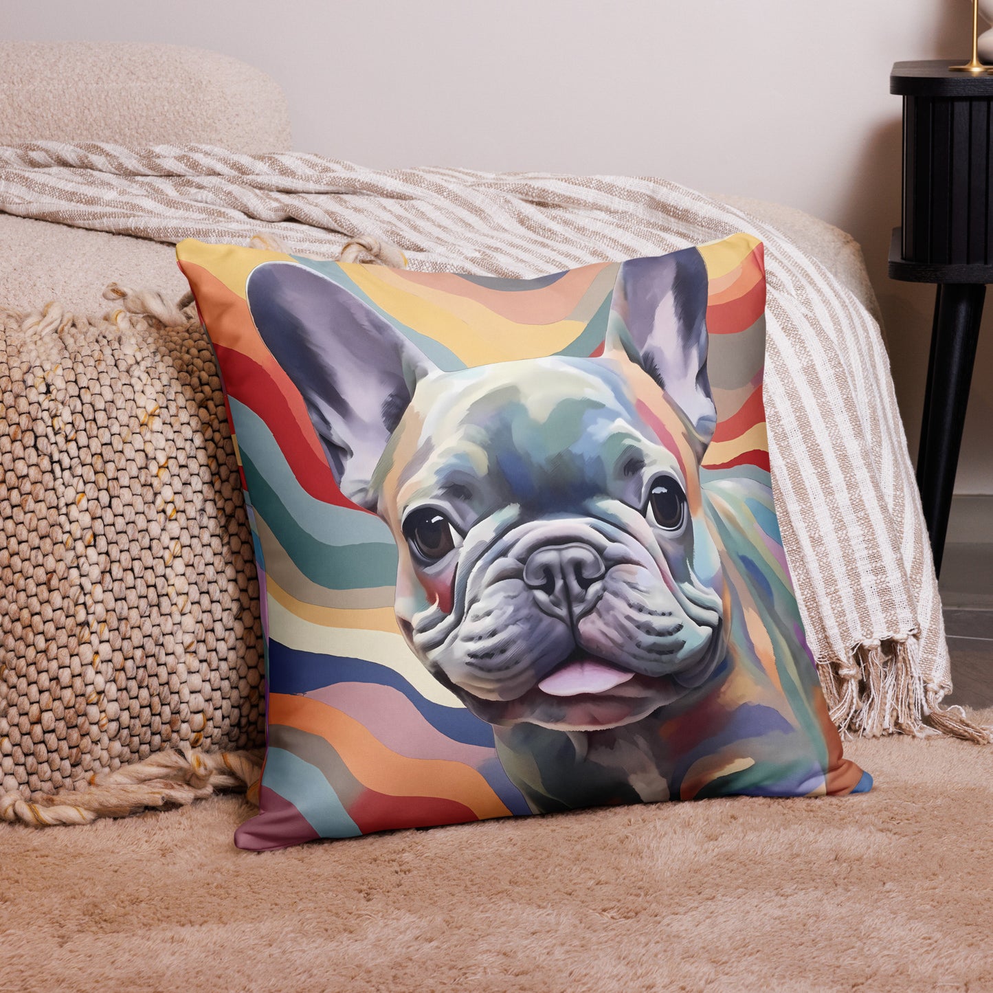 Pastel Pup Pillow
