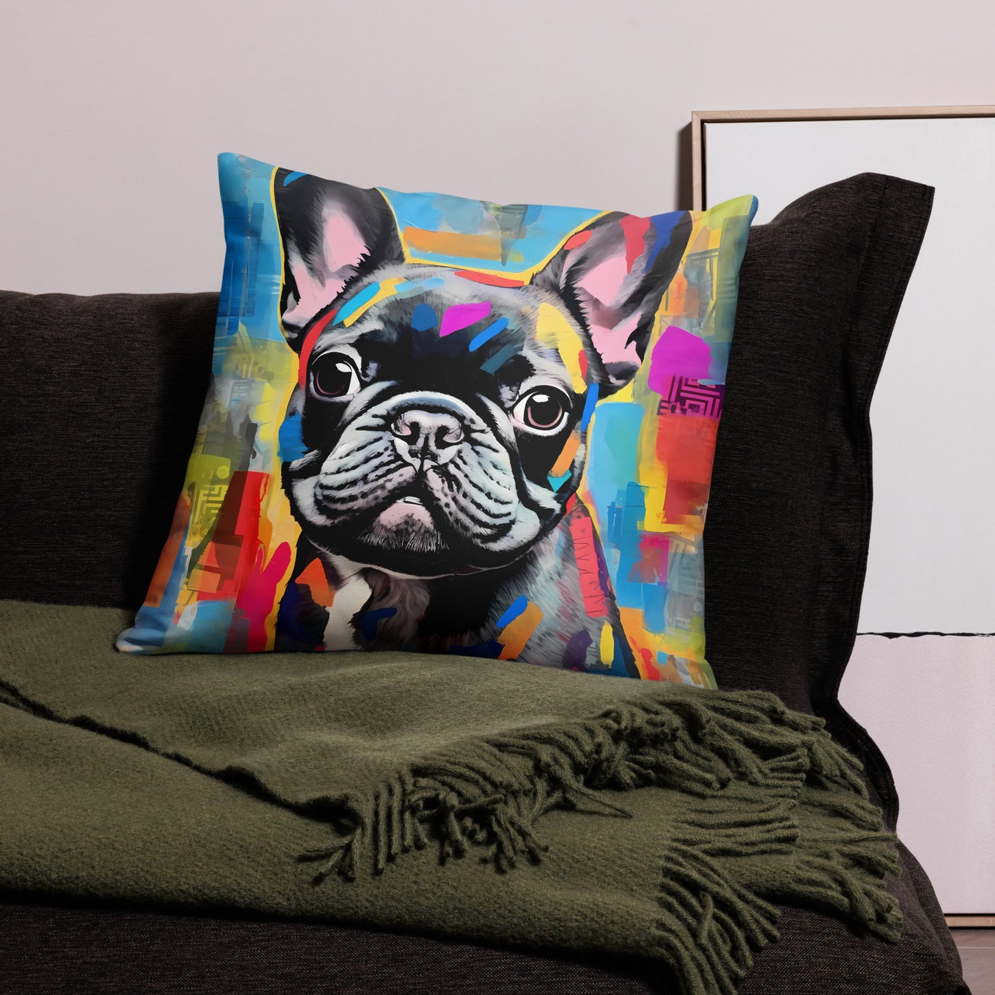 Patchy Brindle Pillow
