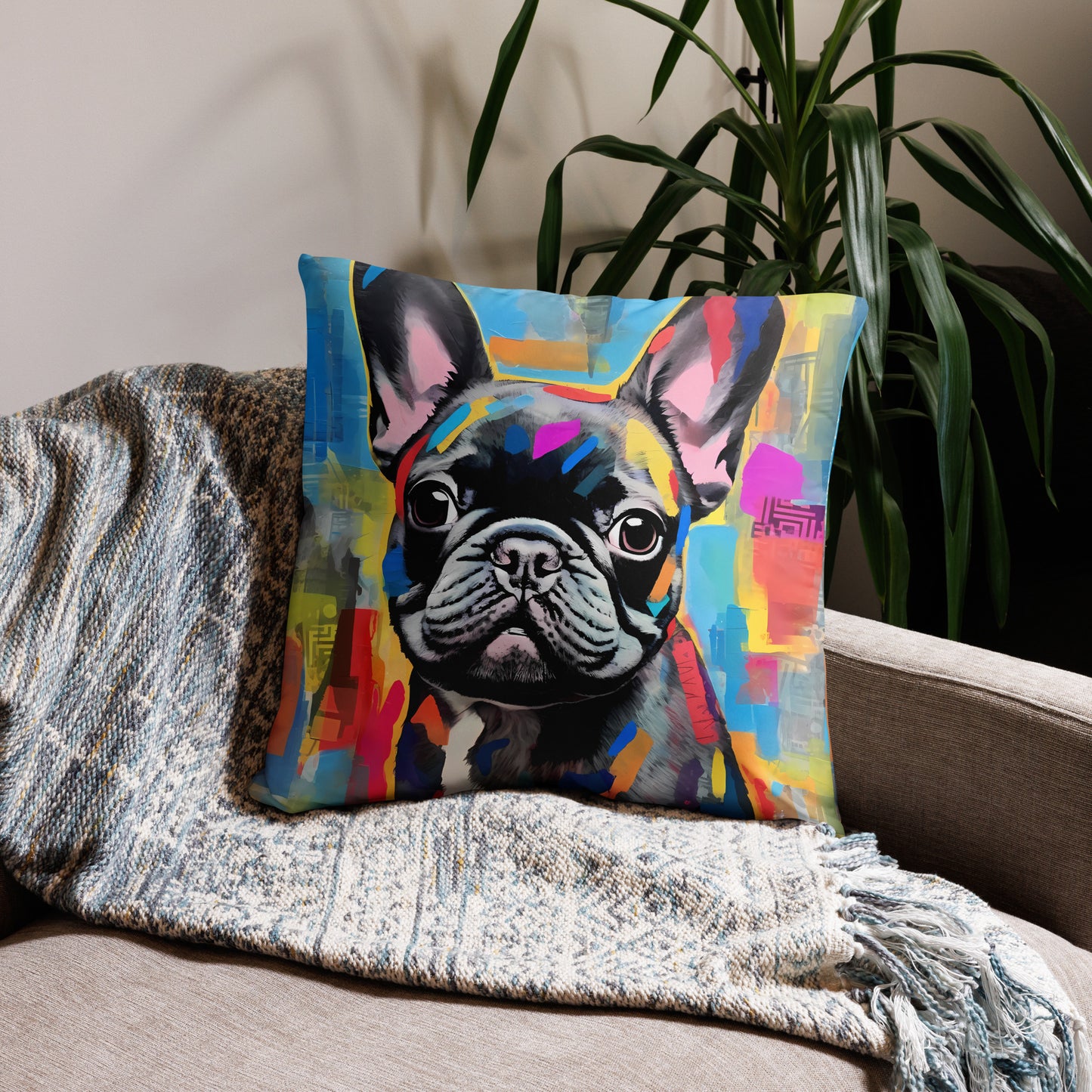 Patchy Brindle Pillow