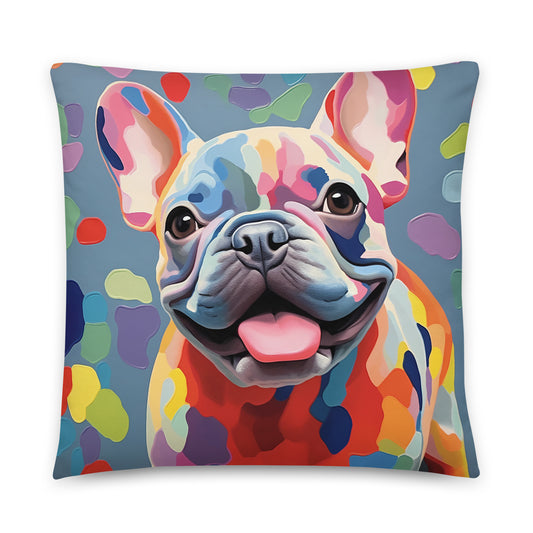Painted Pal Frenchie Pillow