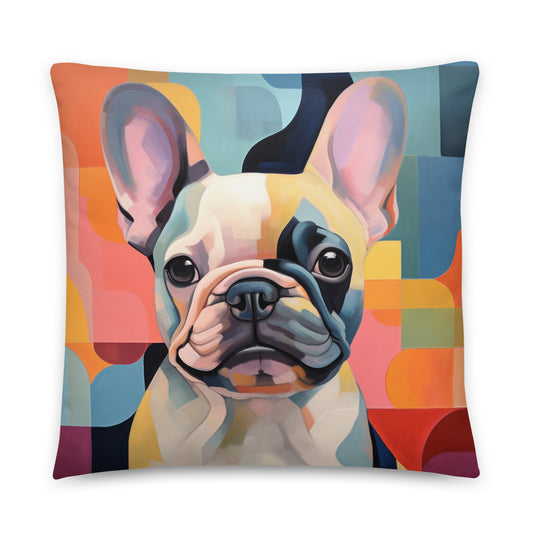 Colorful Tan Pillow