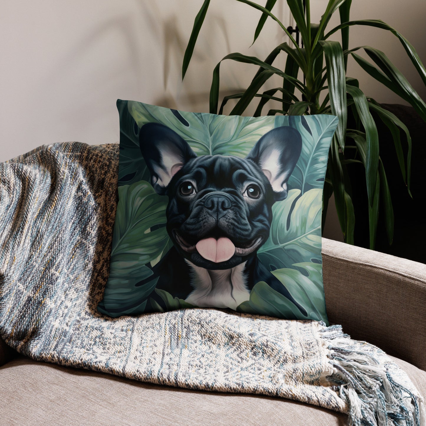 Tropical Brindle Pillow