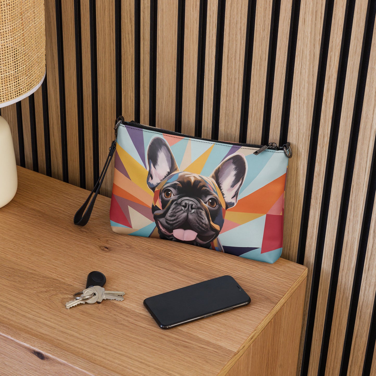 Brindle Frenchie Crossbody bag