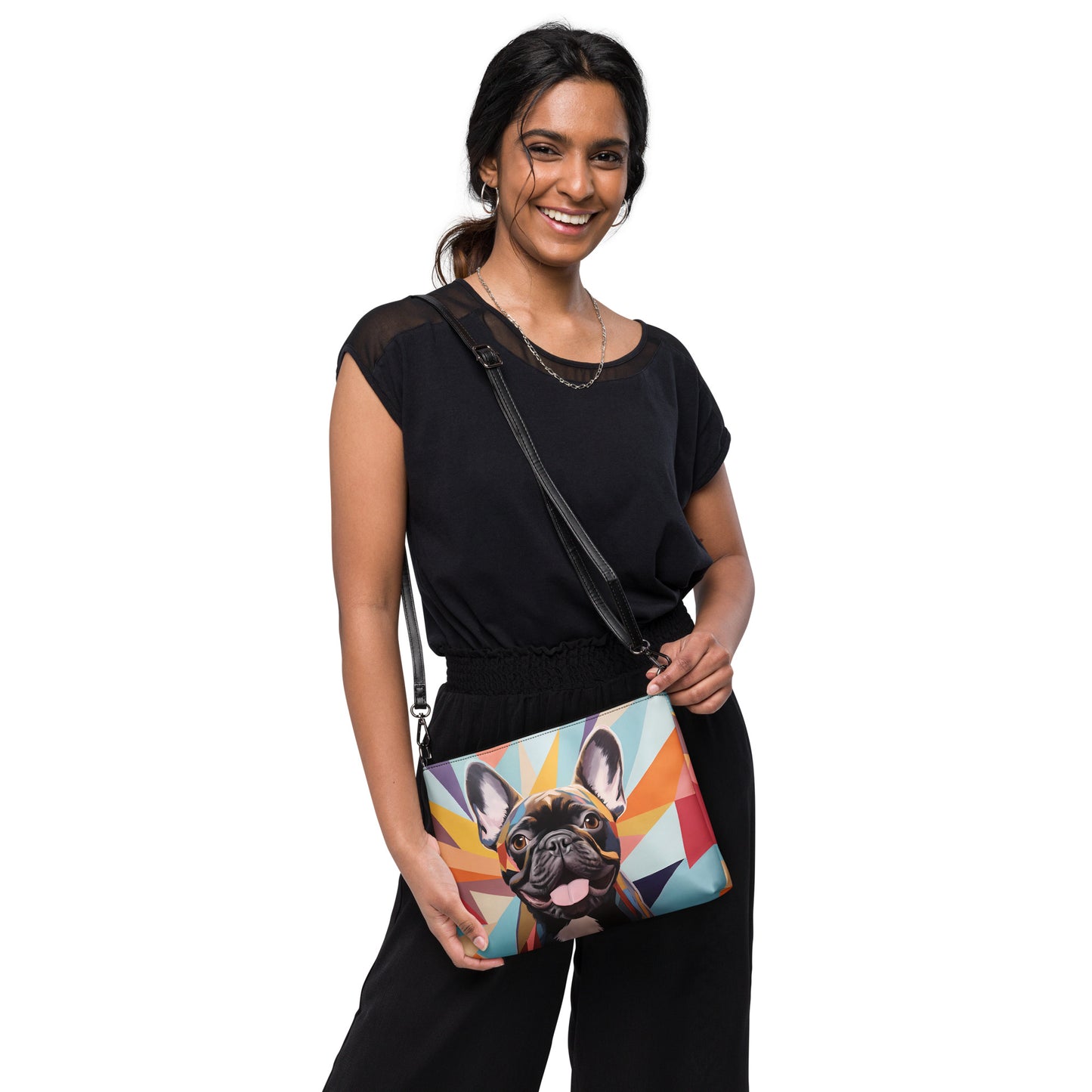 Brindle Frenchie Crossbody bag