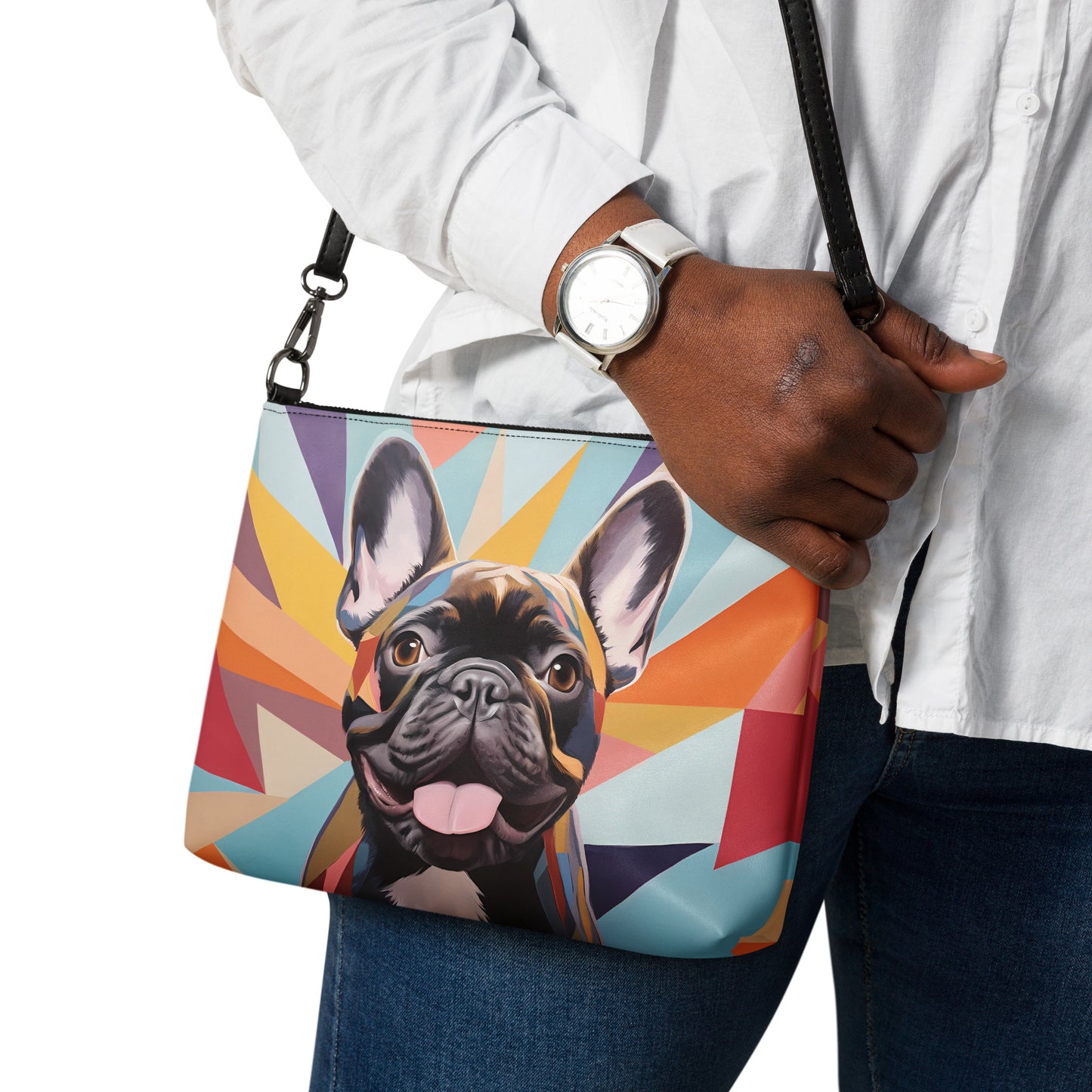 Brindle Frenchie Crossbody bag