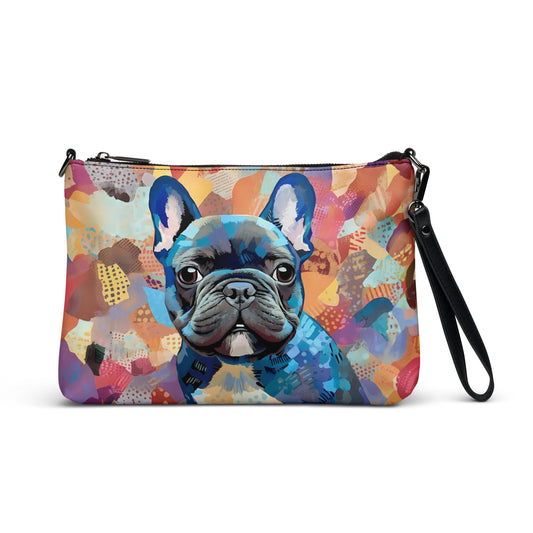 Textile Frenchie Crossbody Bag