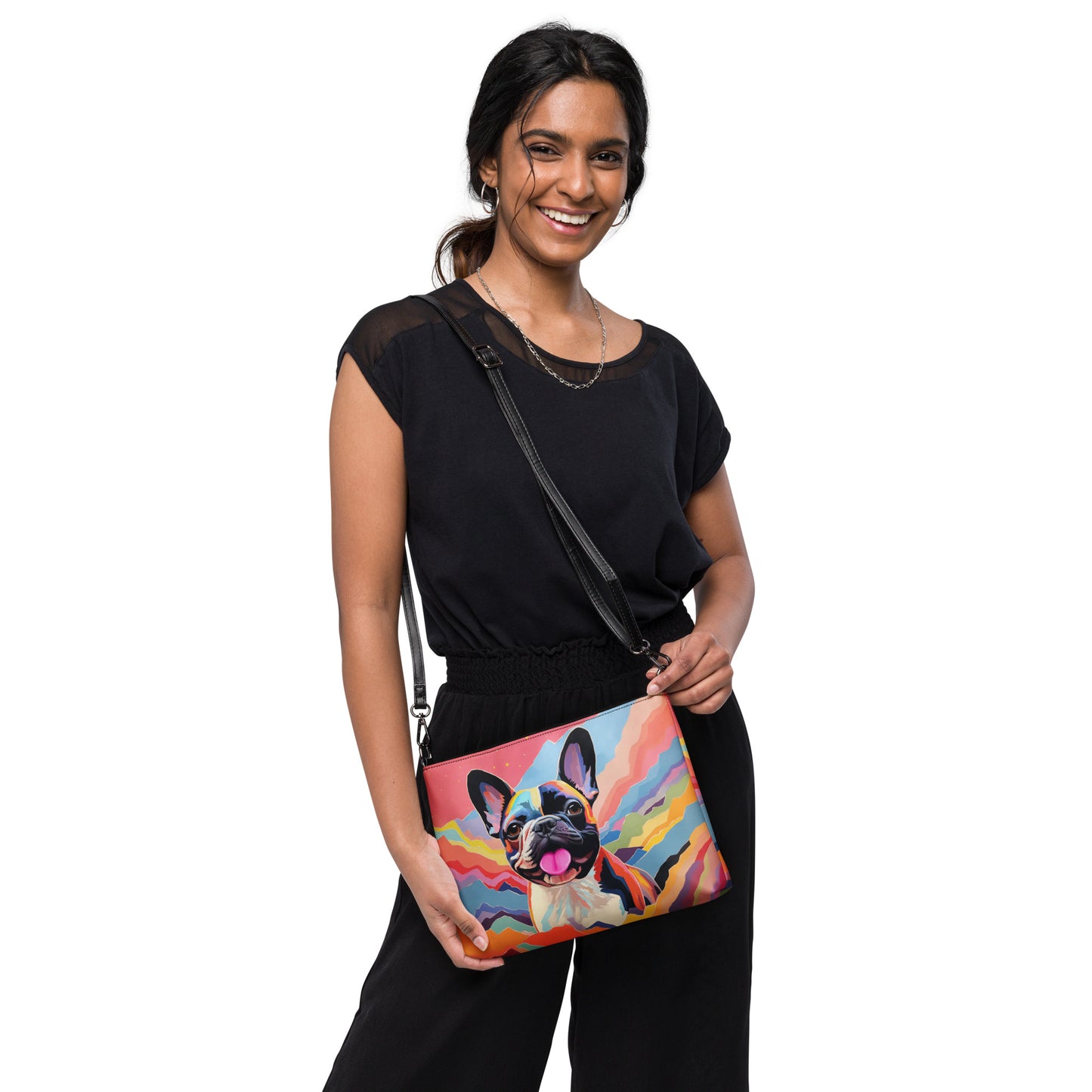 Colors of Pied Crossbody Bag