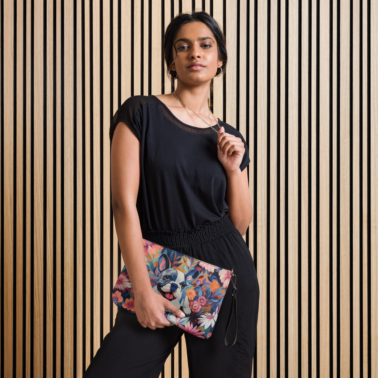 Flowers & Pied Crossbody bag