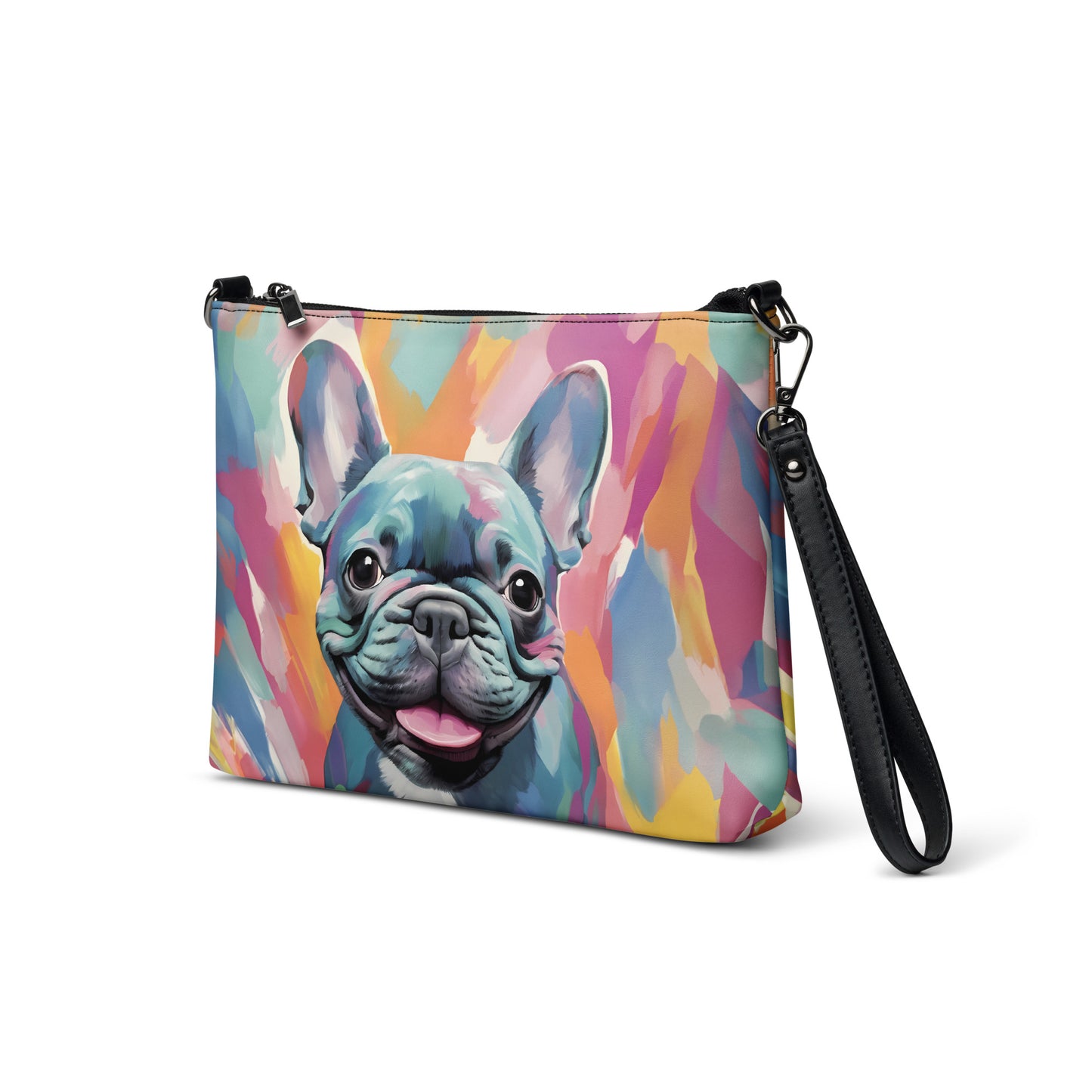 Watercolor Blue Crossbody Bag