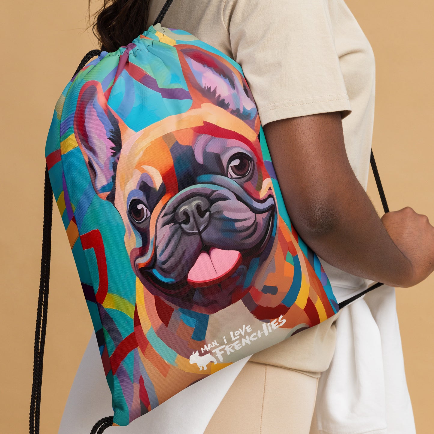 Fawn Drawstring bag
