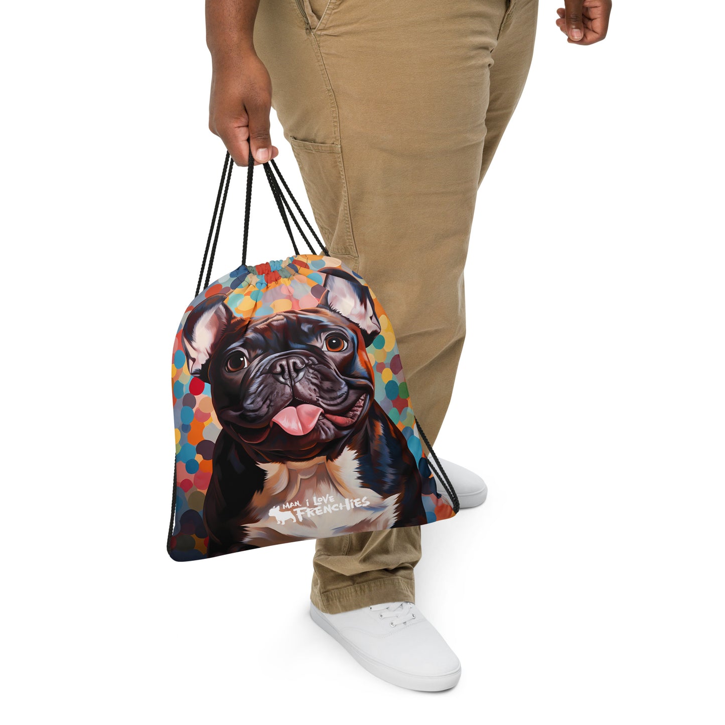 Brindle Drawstring bag
