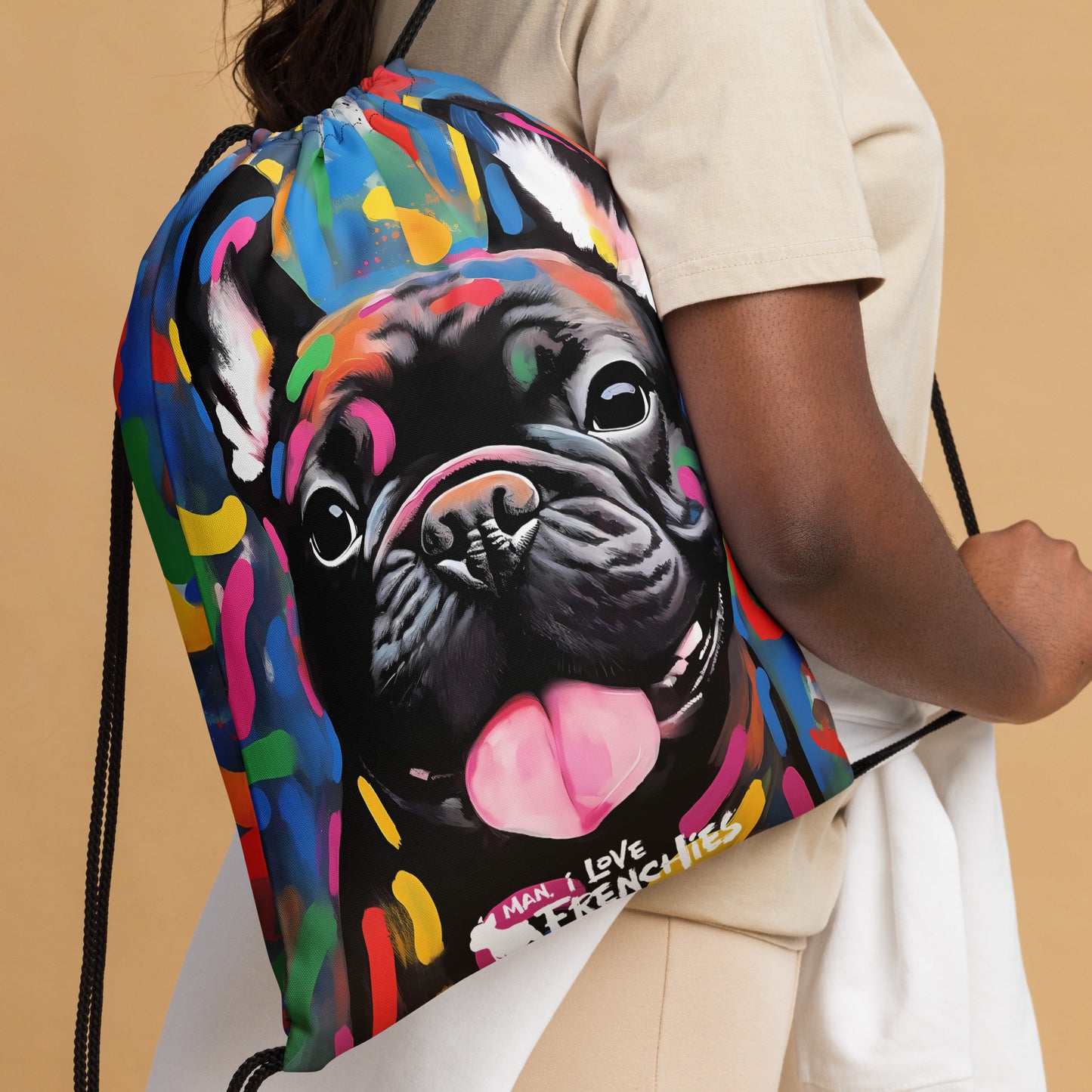 Brindle 3 Drawstring bag