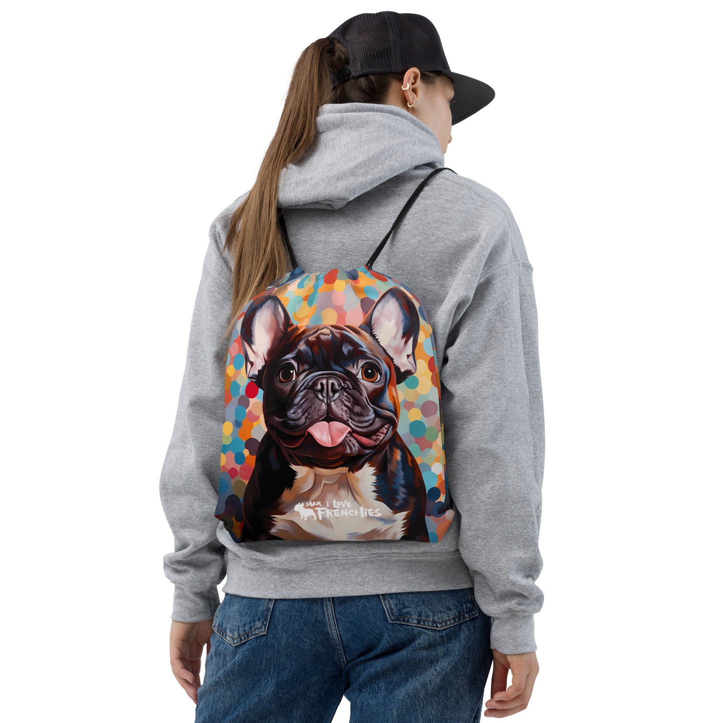 Brindle Drawstring bag