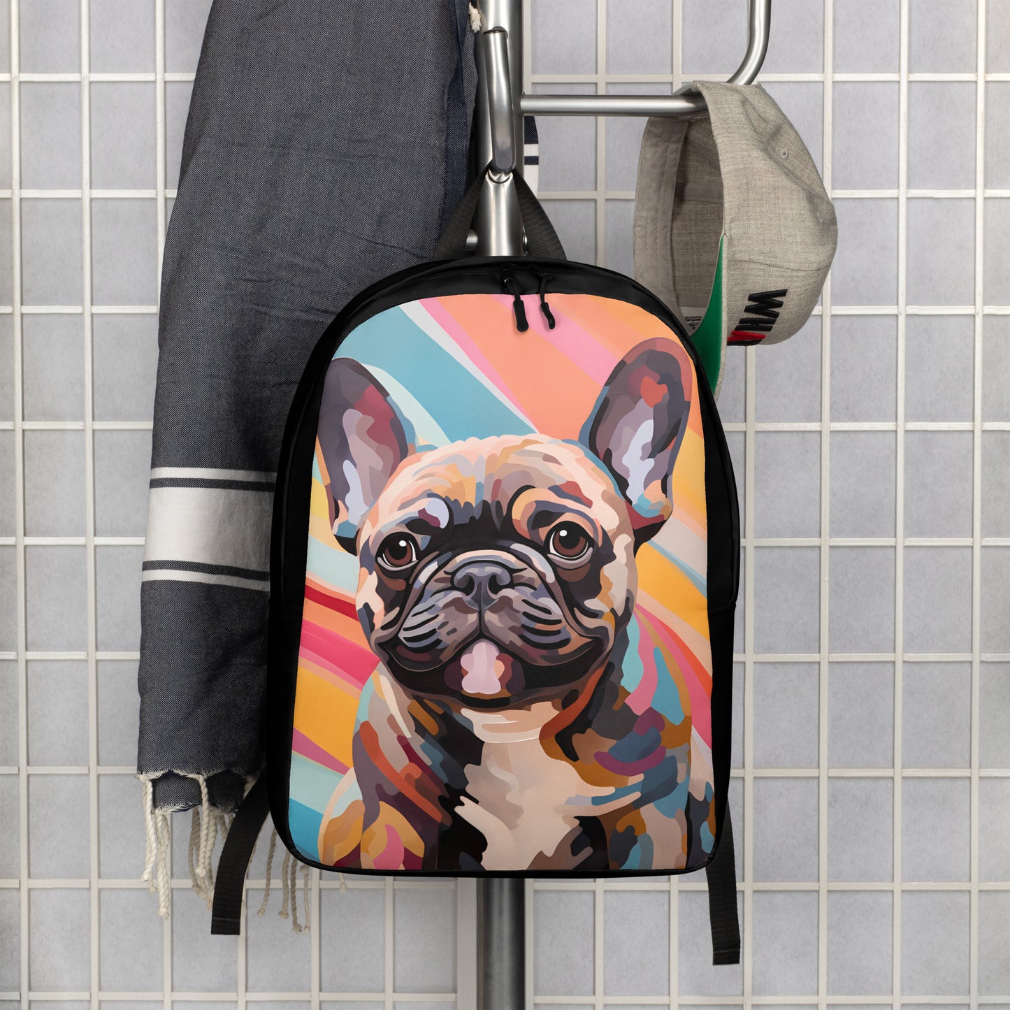 Retro Frenchie Backpack