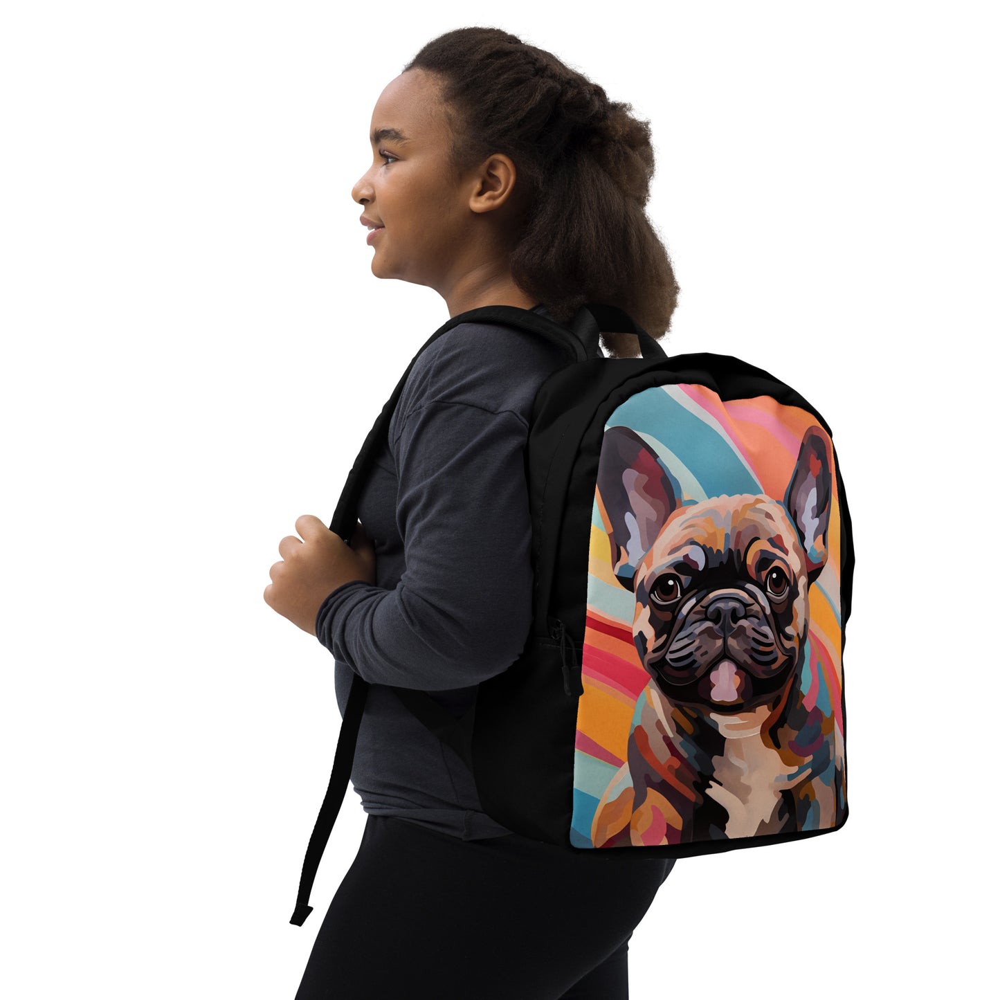 Retro Frenchie Backpack