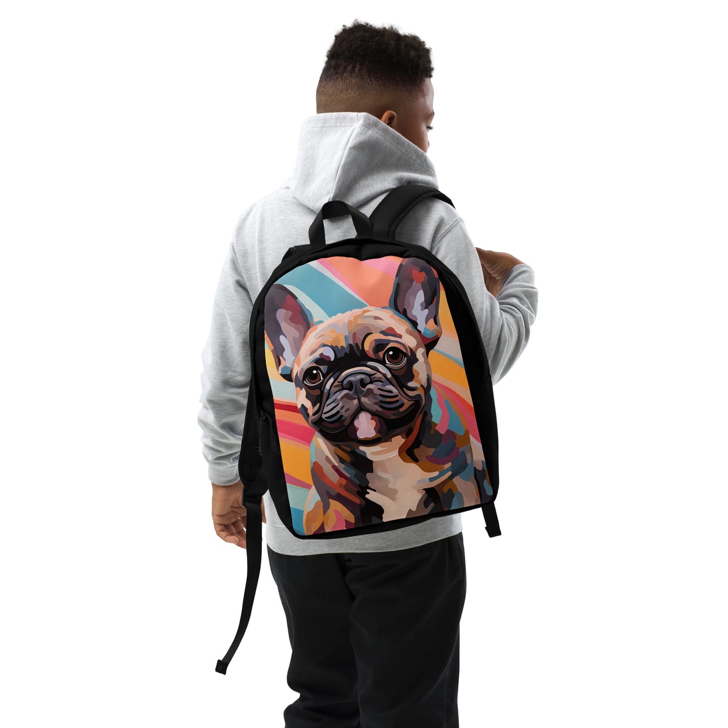 Retro Frenchie Backpack