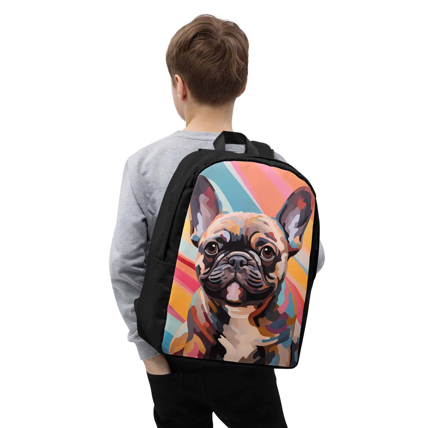 Retro Frenchie Backpack