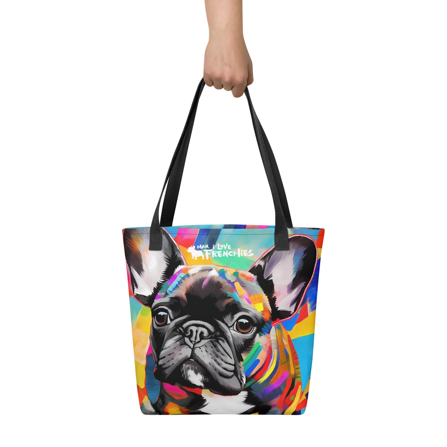 Colorful Brindle Tote bag