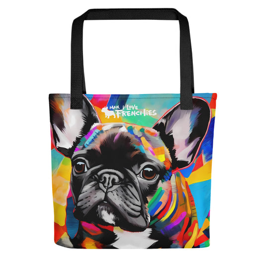 Colorful Brindle Tote bag
