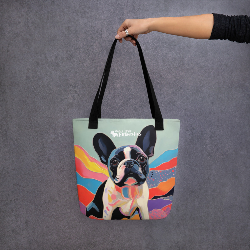 Waves of Pied Tote Bag