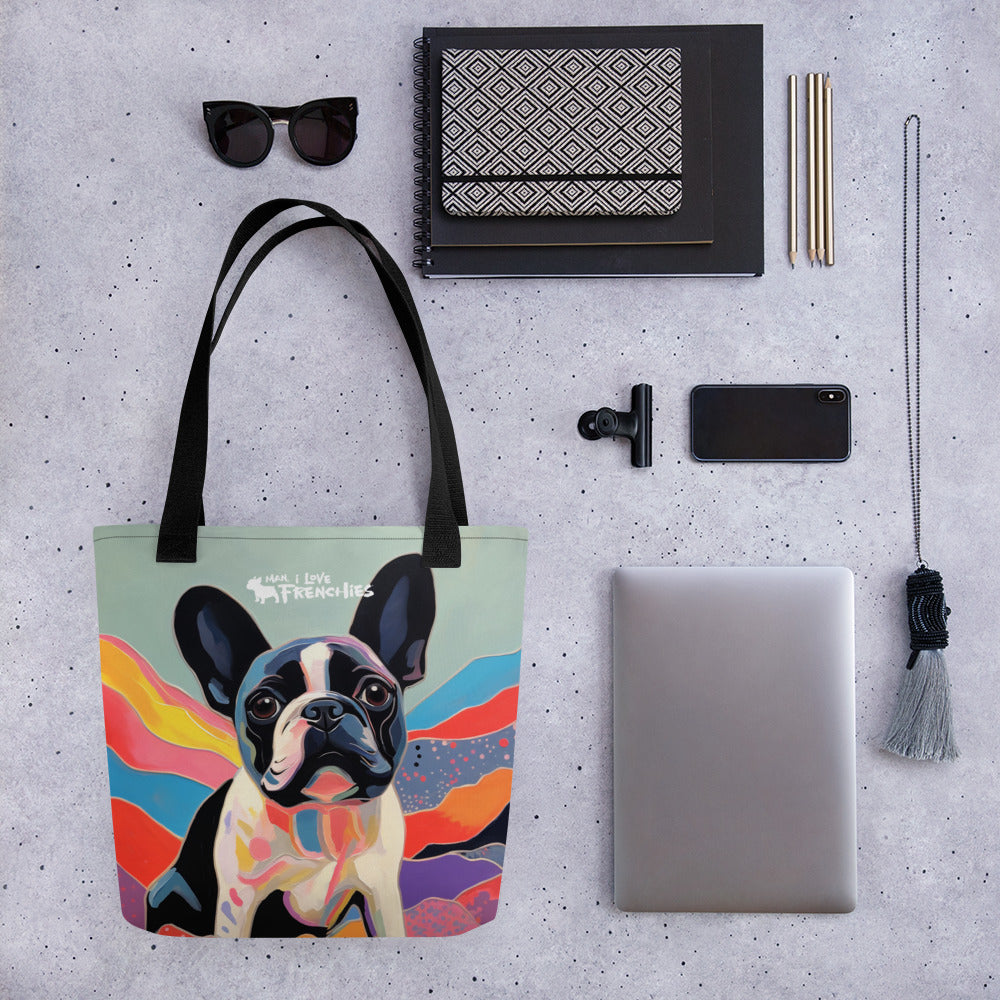 Waves of Pied Tote Bag