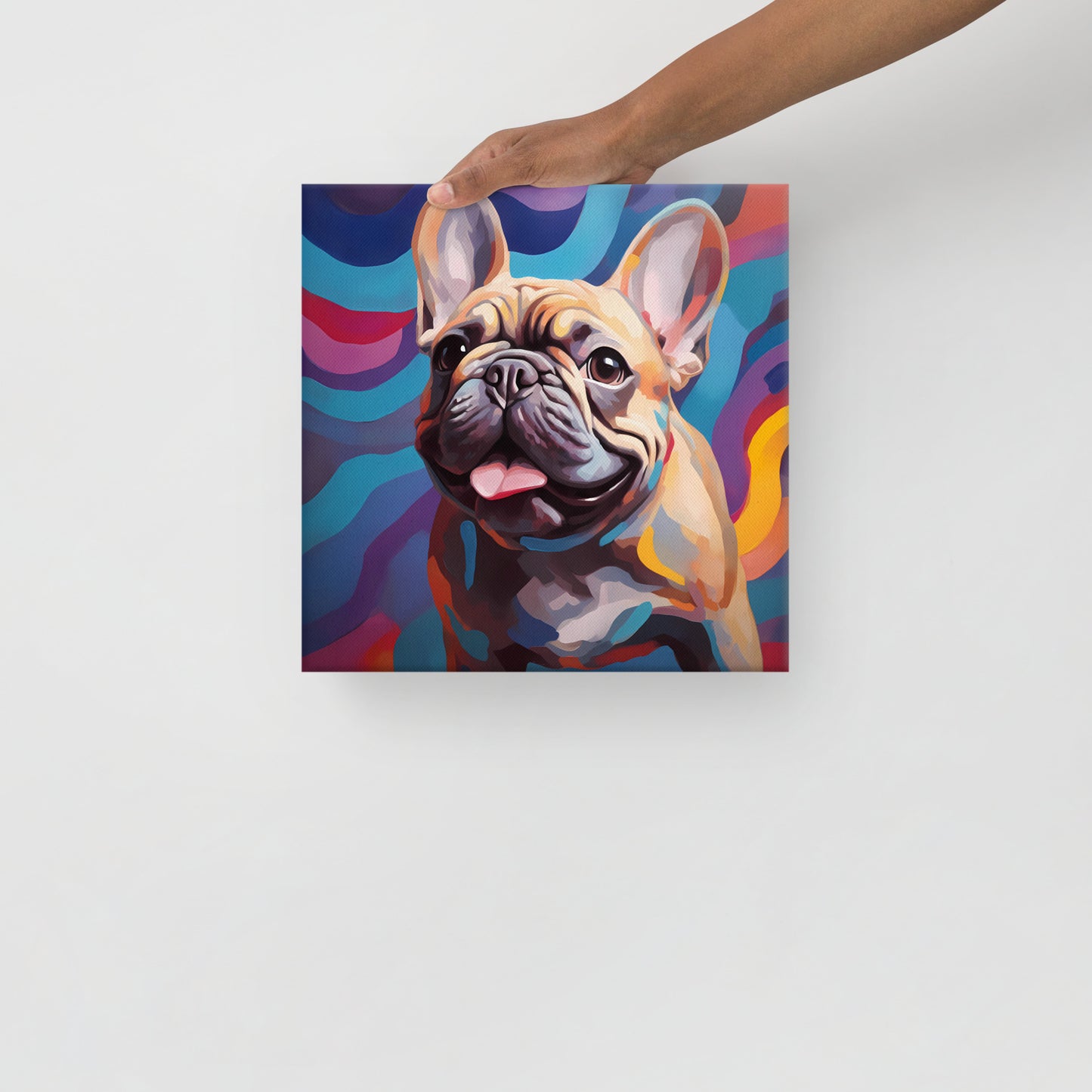 Harmonic Hues of Fawn Canvas Art