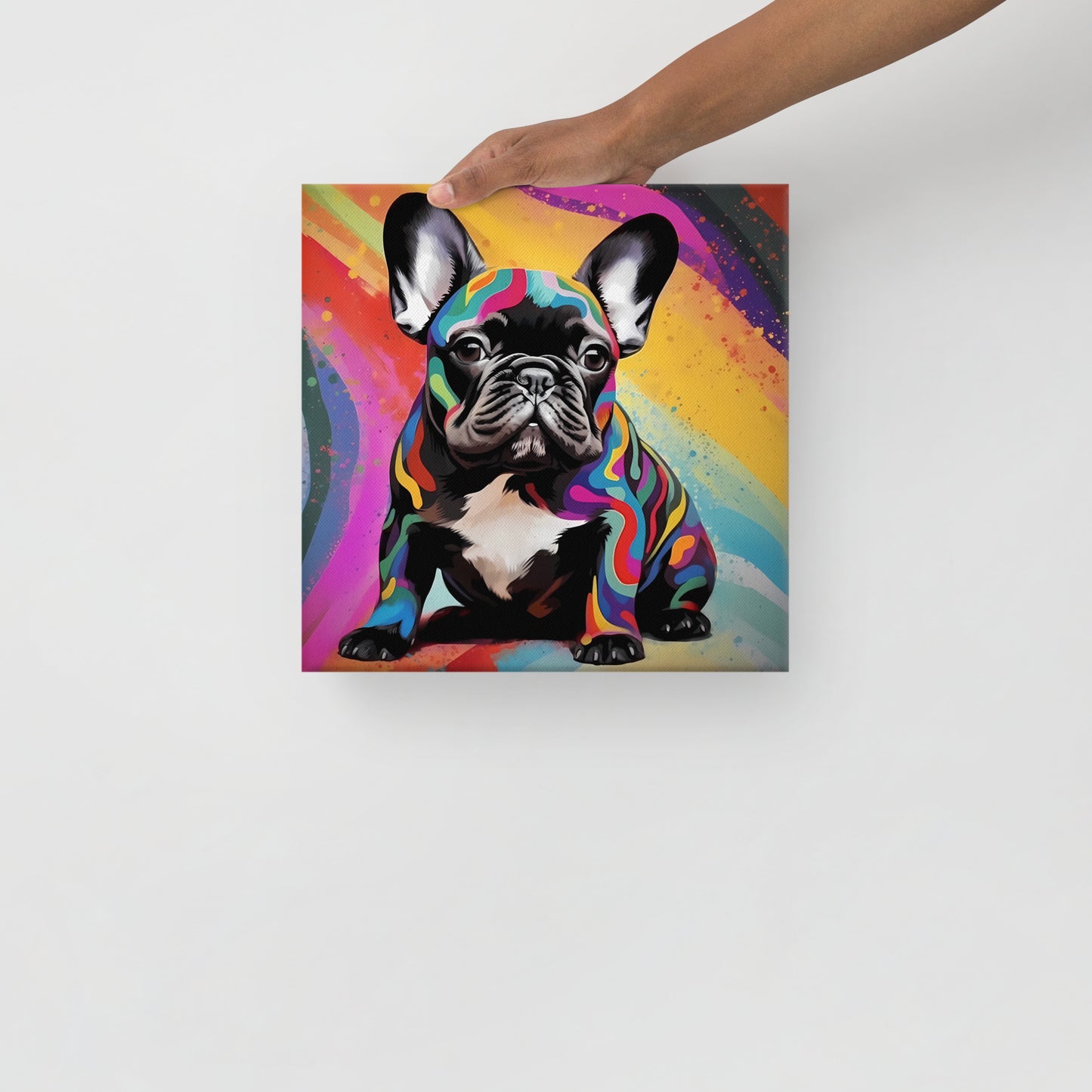 Cosmic Canine Canvas Art