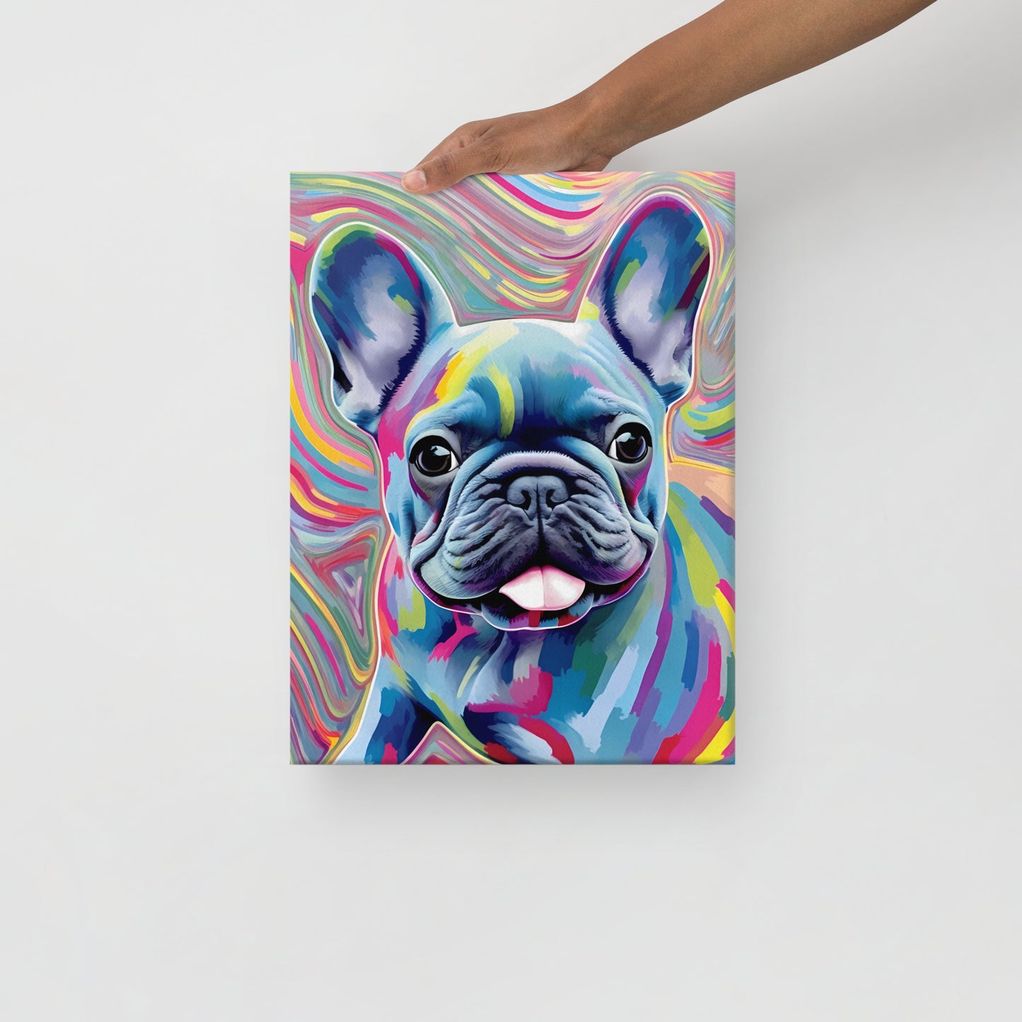 Rainbow Contour Canvas