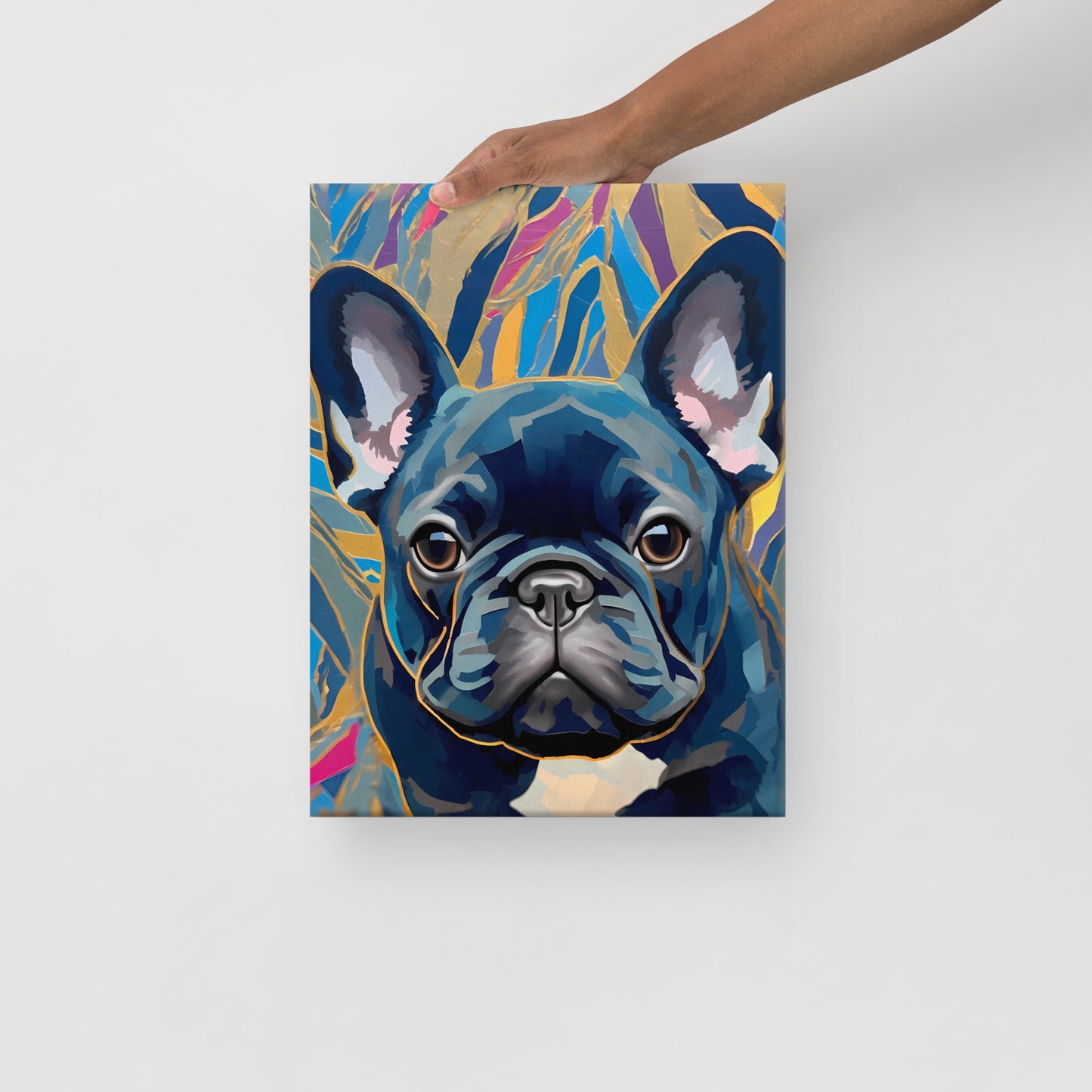 Mystique of Midnight Blue Canvas Art