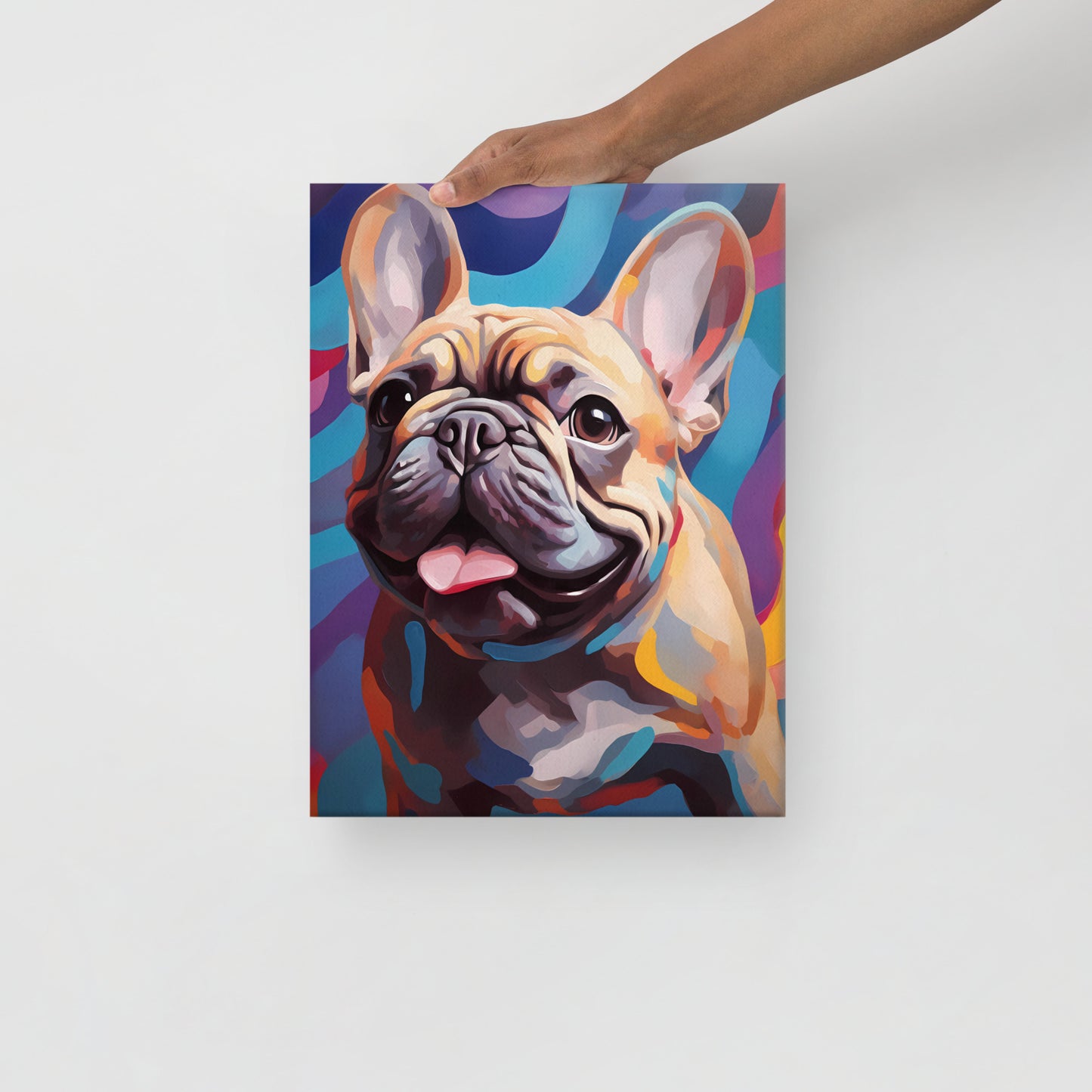 Harmonic Hues of Fawn Canvas Art
