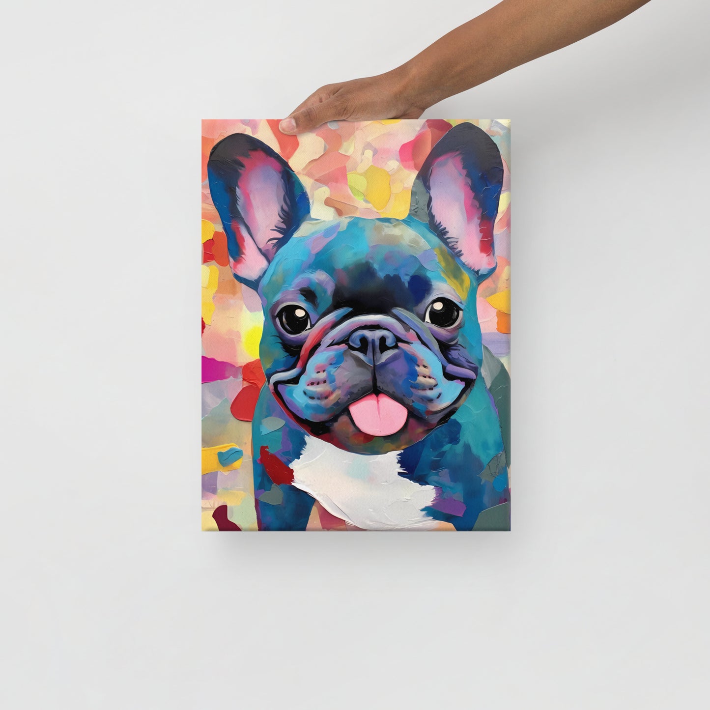 Cerulean Confetti Canvas Art