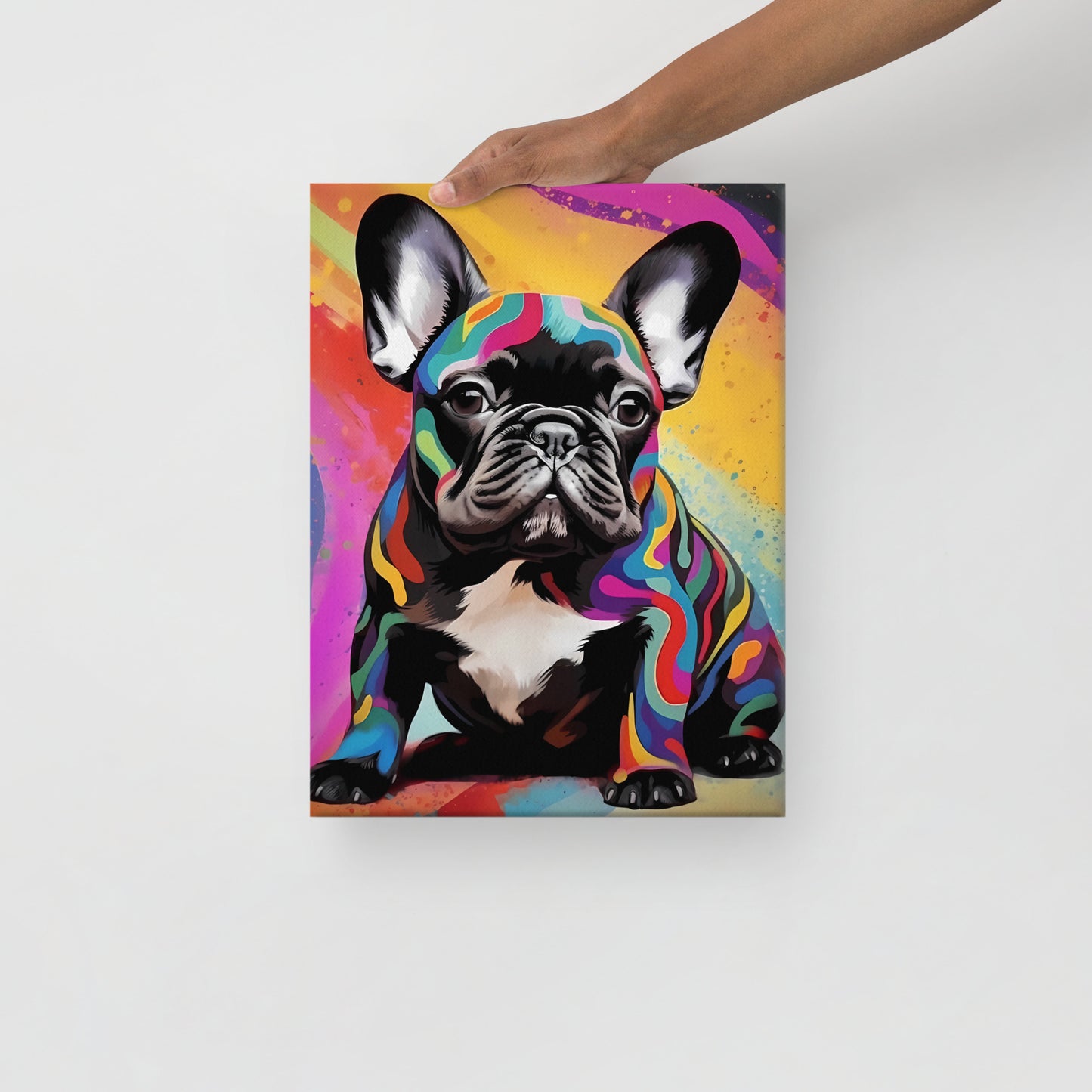 Cosmic Canine Canvas Art