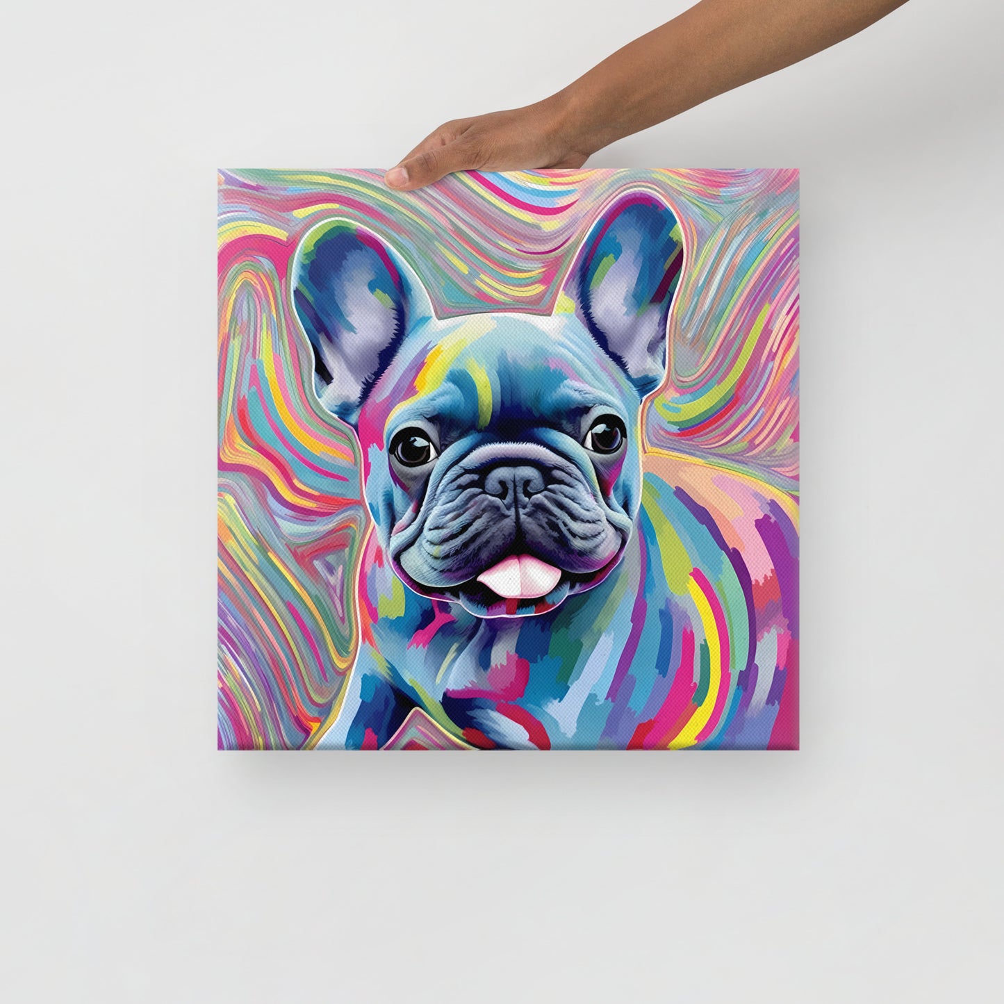 Rainbow Contour Canvas
