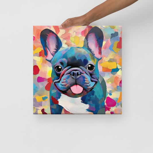 Cerulean Confetti Canvas Art