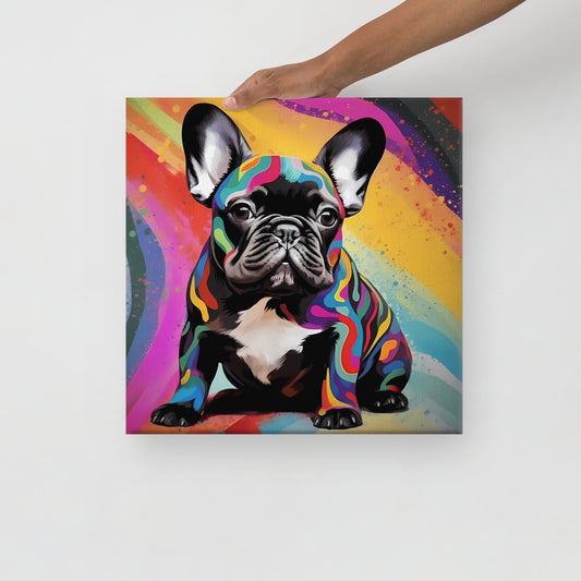 Cosmic Canine Canvas Art