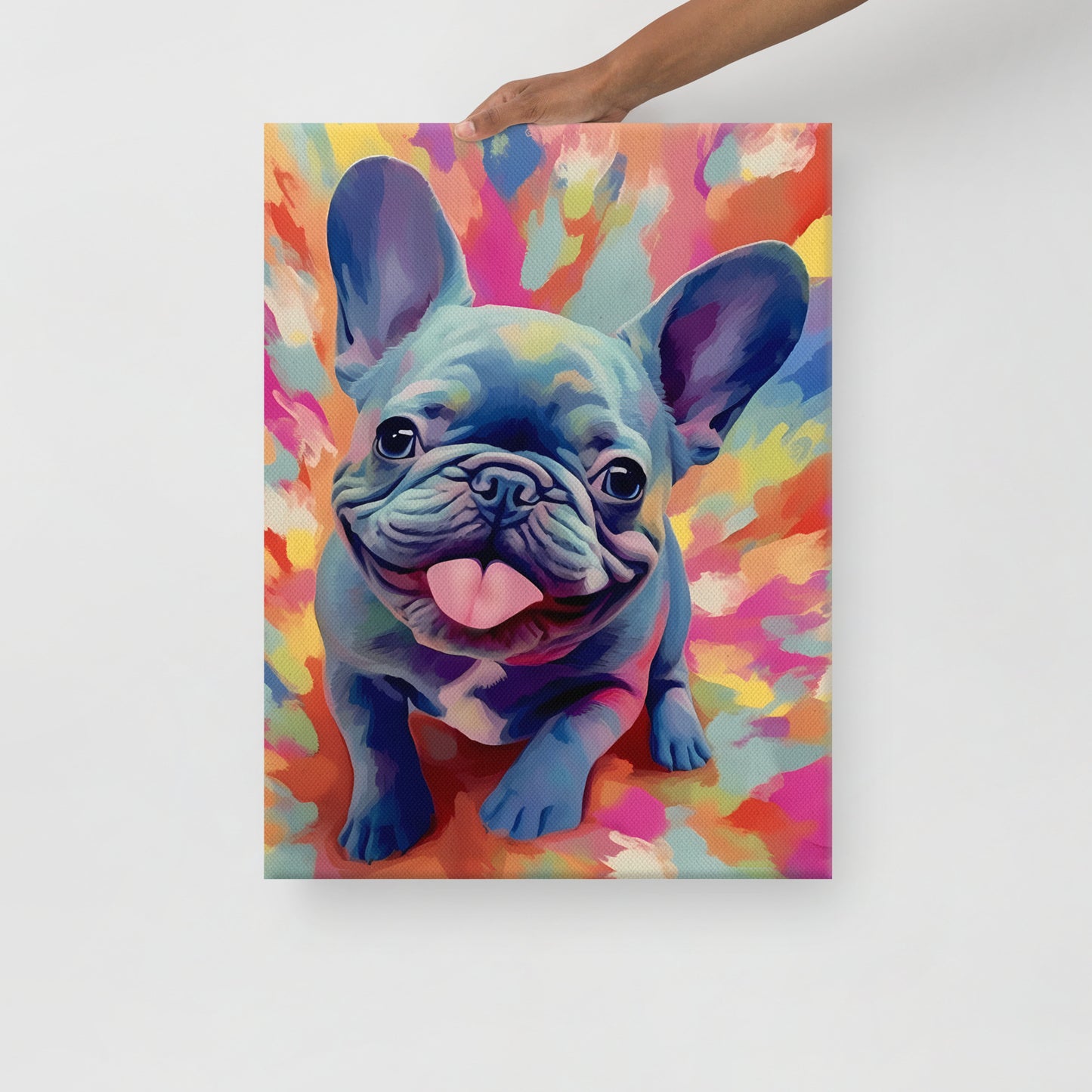Playful Blue Canvas