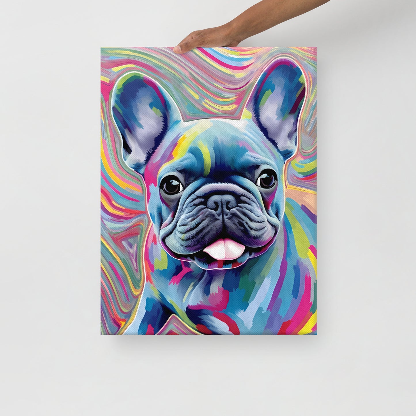 Rainbow Contour Canvas