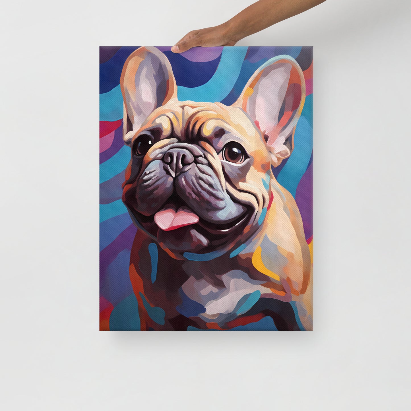 Harmonic Hues of Fawn Canvas Art