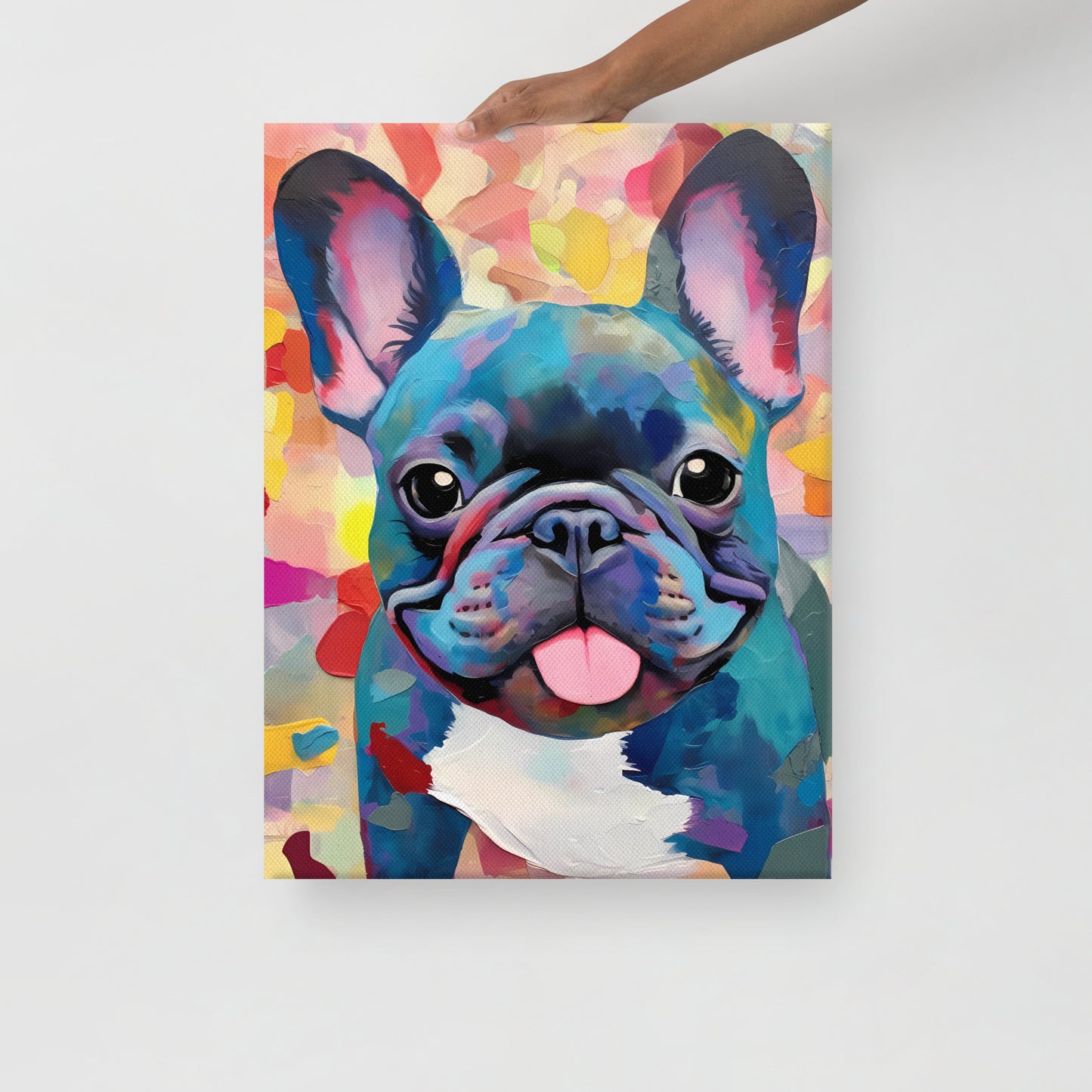 Cerulean Confetti Canvas Art