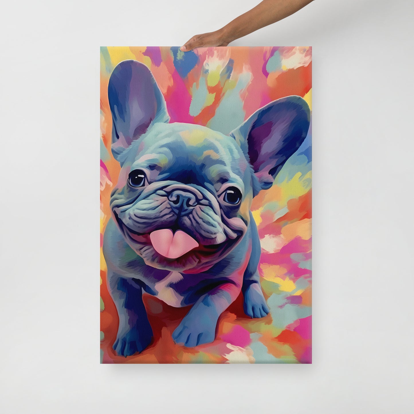 Playful Blue Canvas