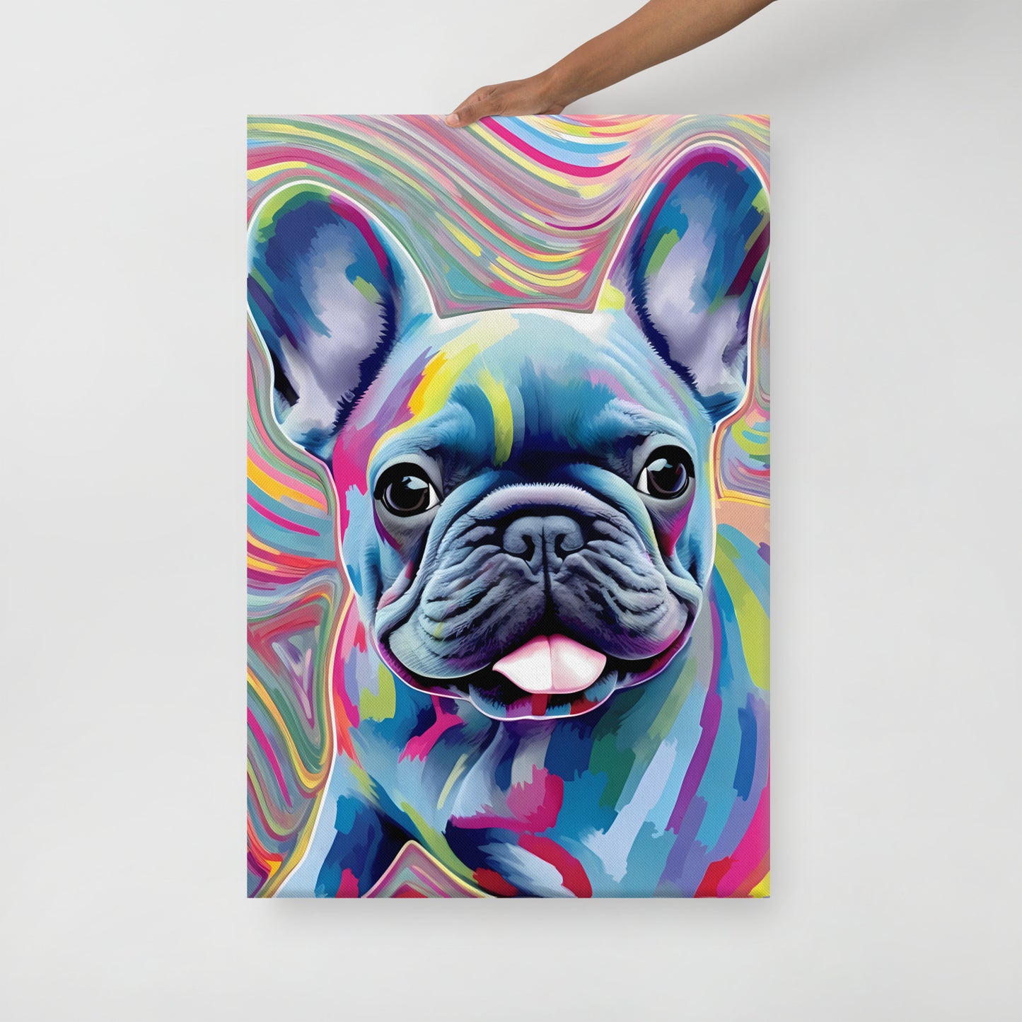 Rainbow Contour Canvas