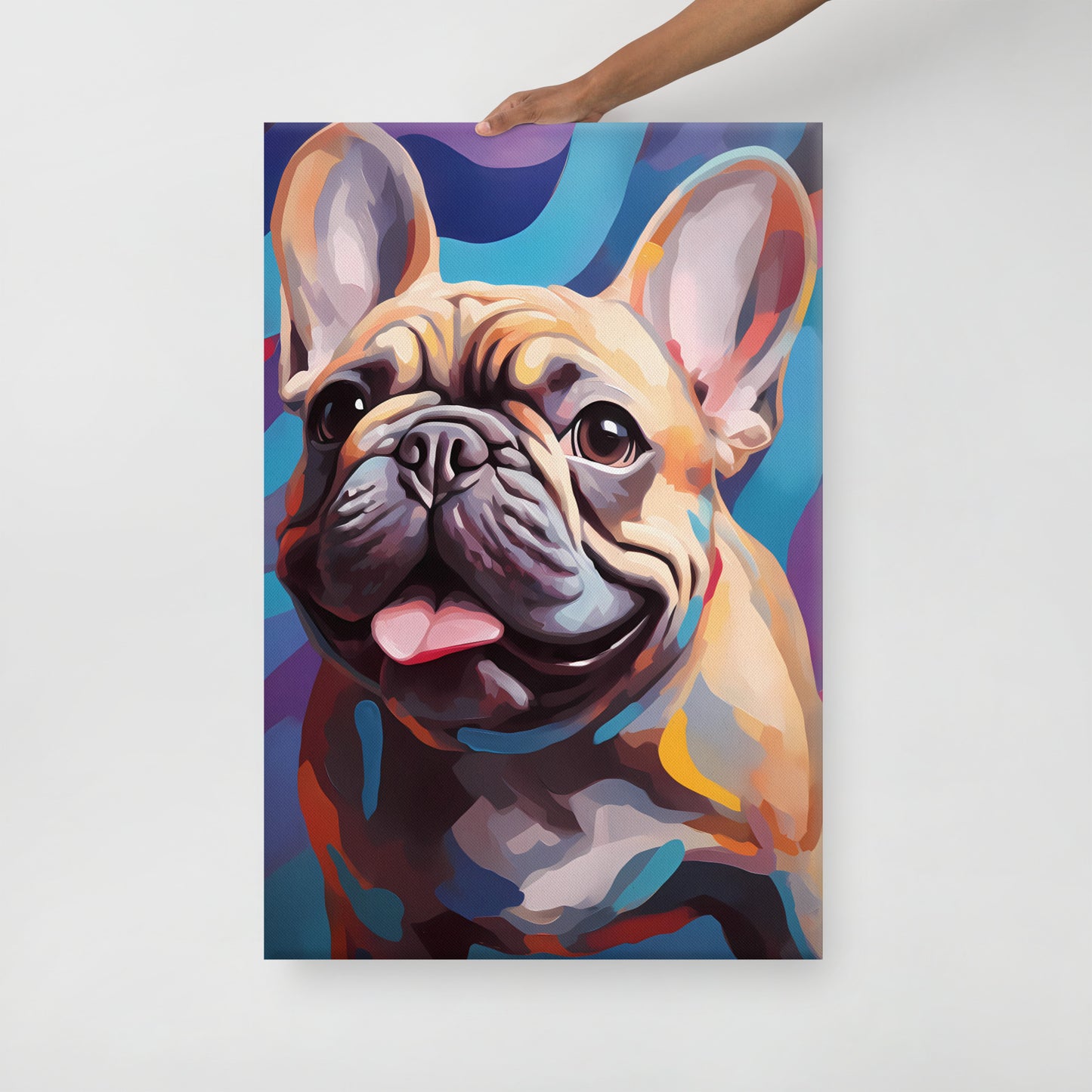 Harmonic Hues of Fawn Canvas Art