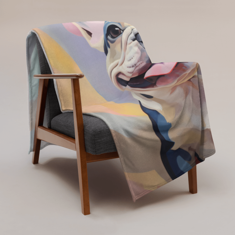 Watercolor Pied Blanket