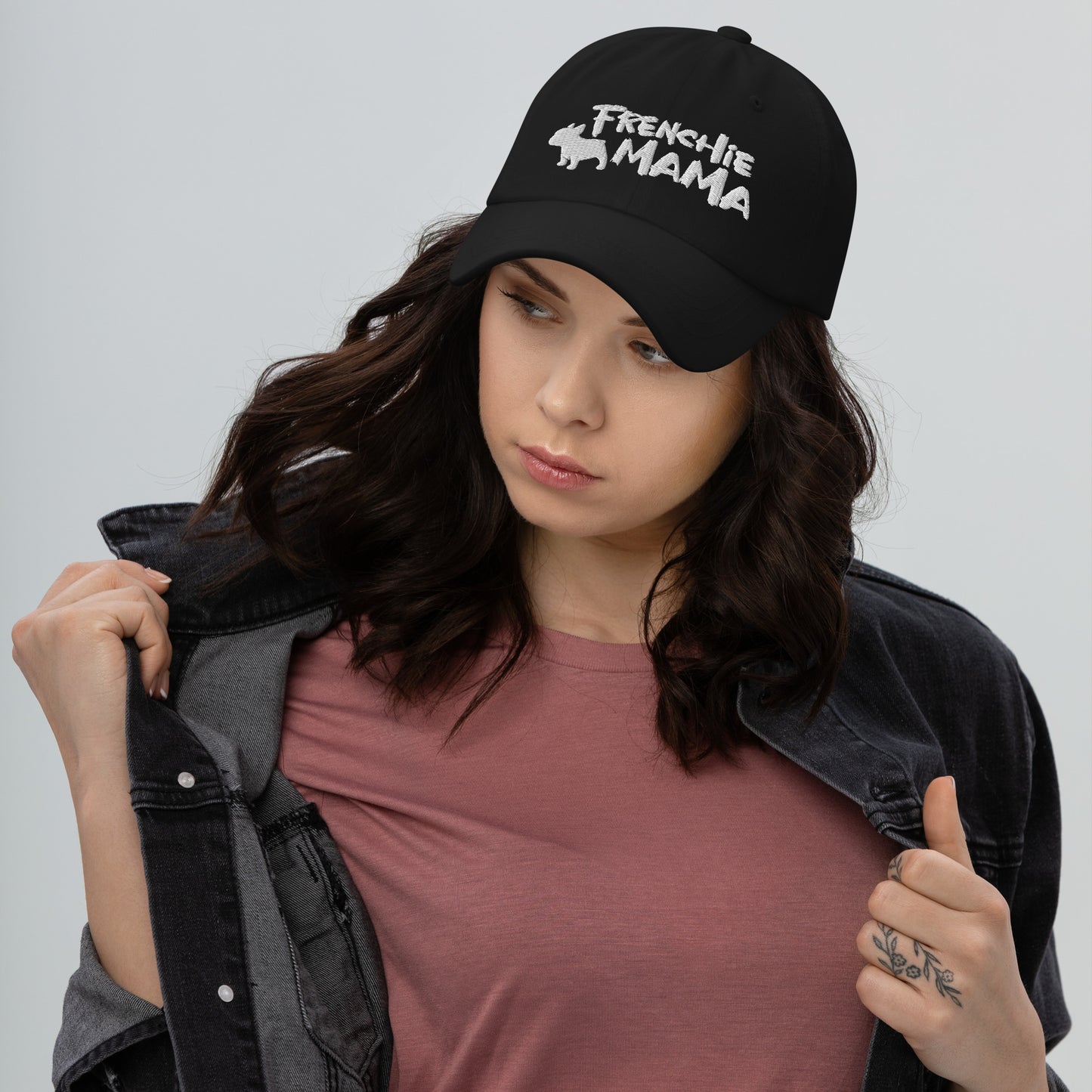 Frenchie Mama Dad Hat